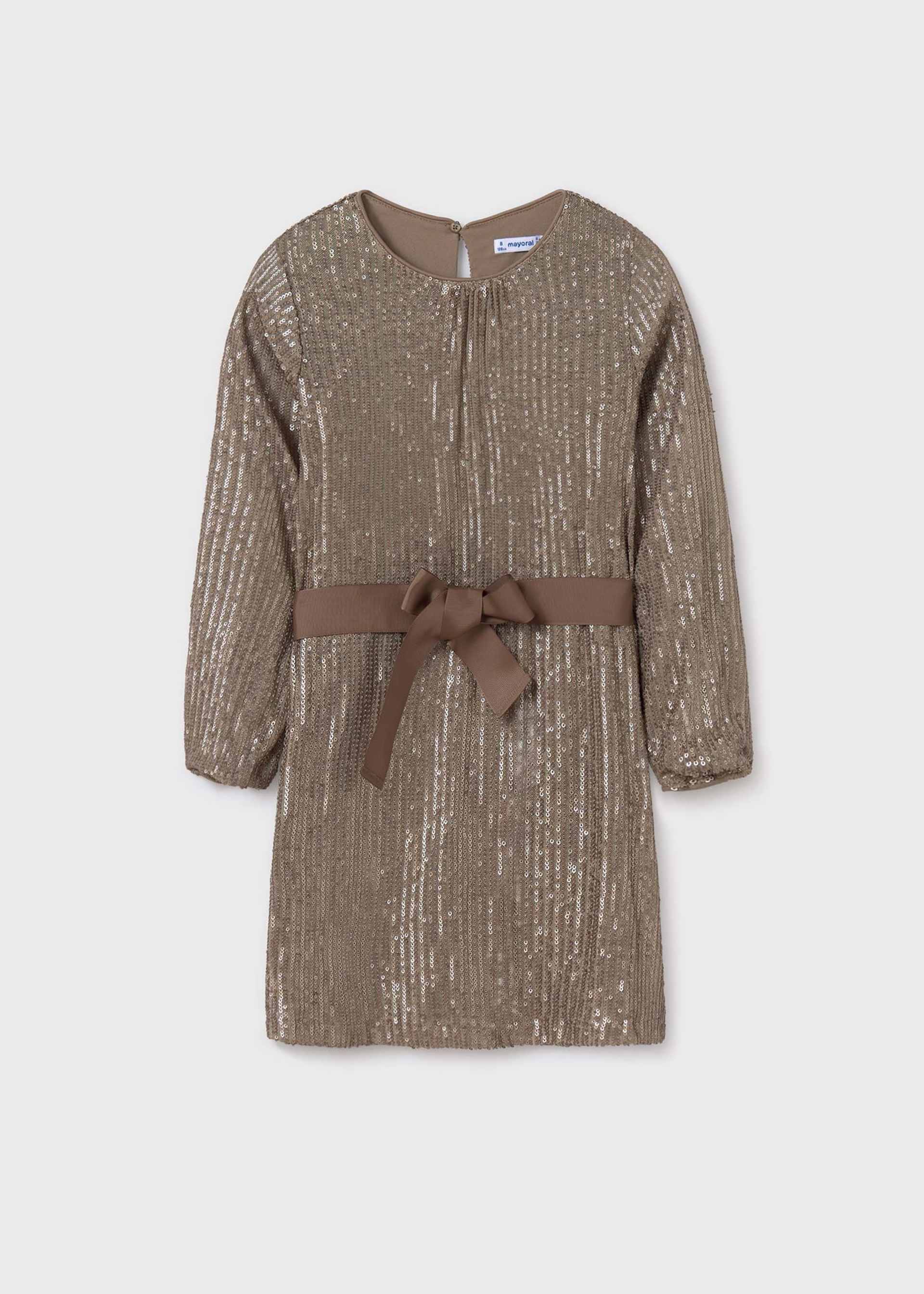 Vestido lantejoulas rapariga