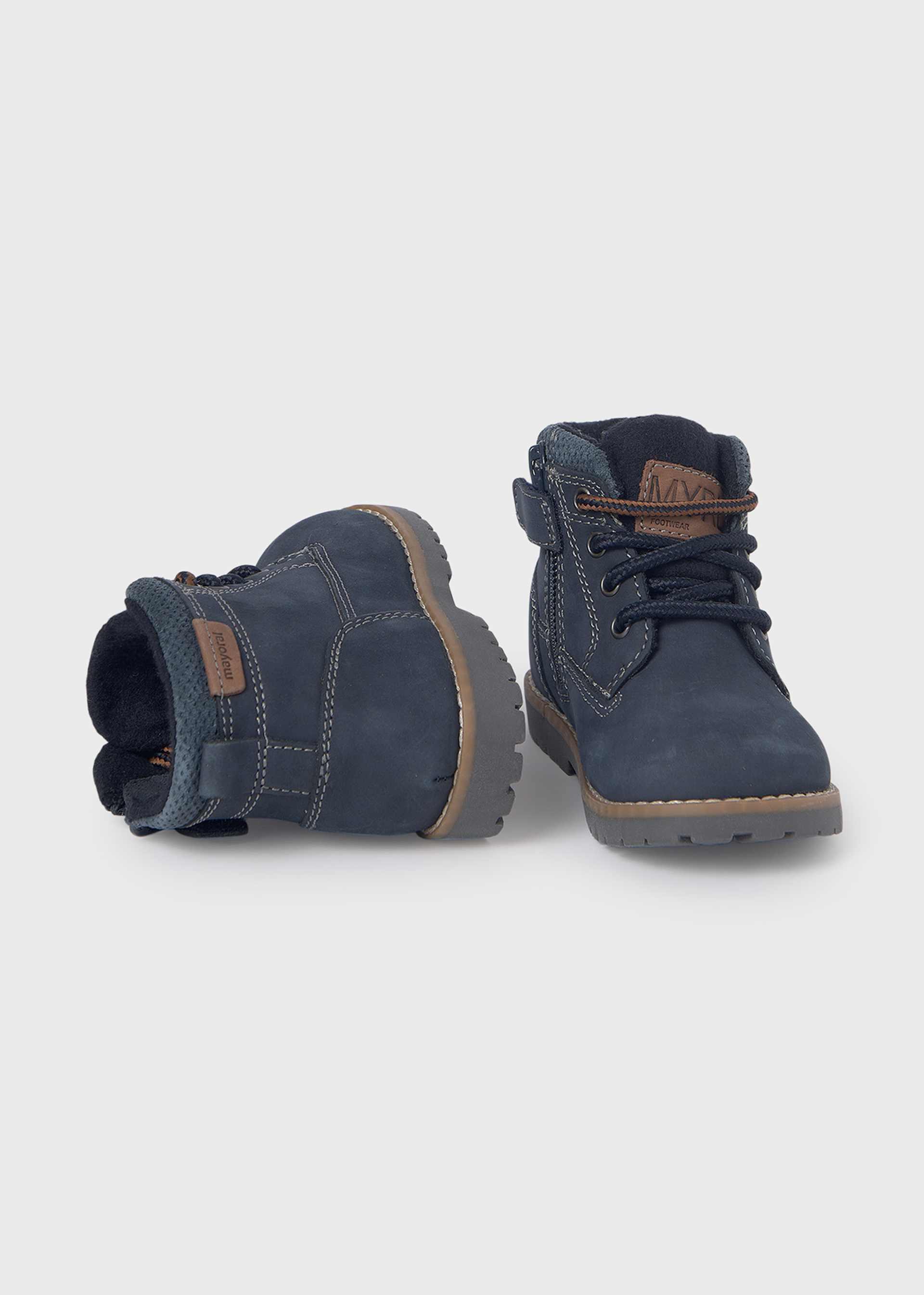 Bottines montagne en nubuck bébé