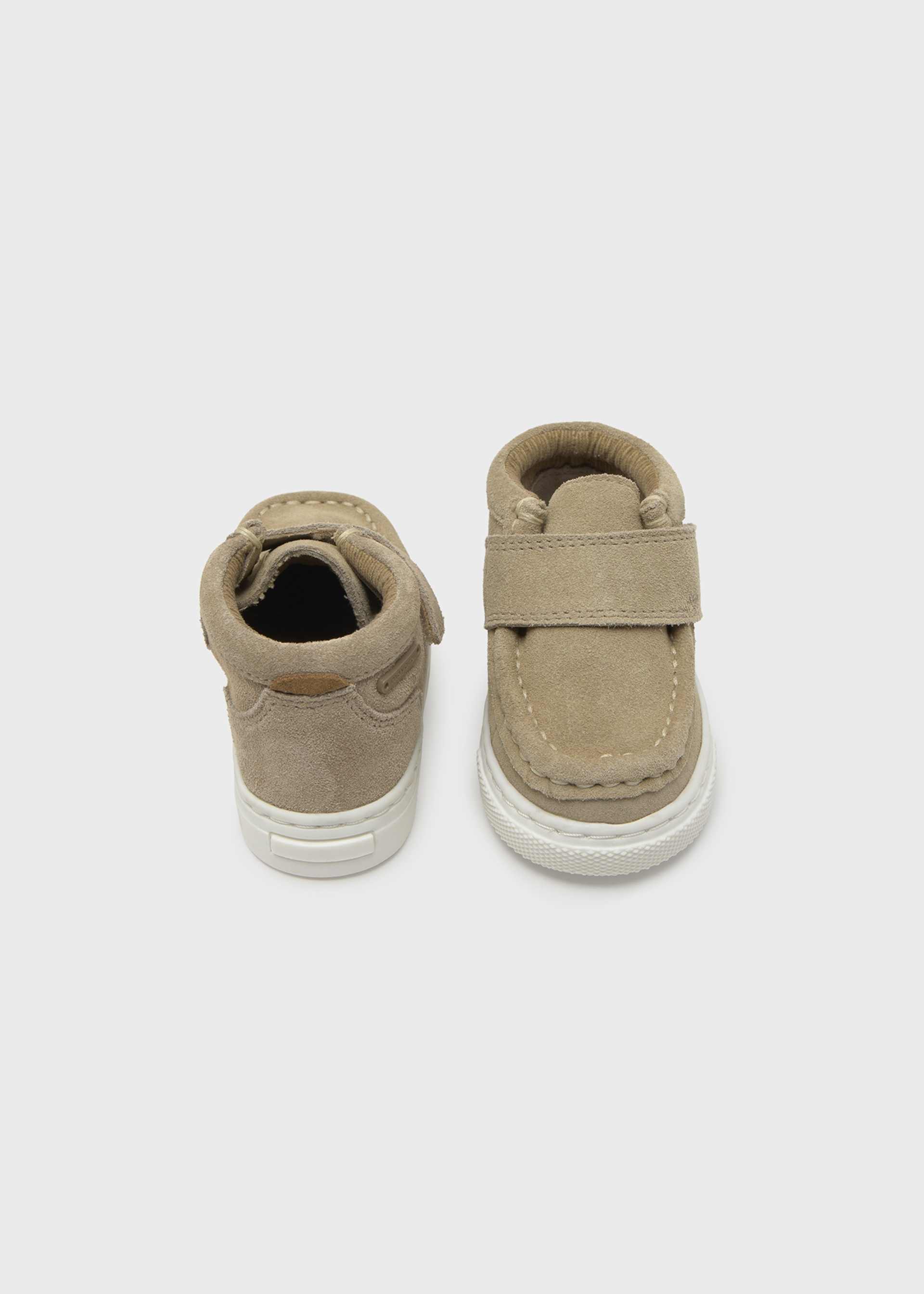 Bottines en daim fendu bébé