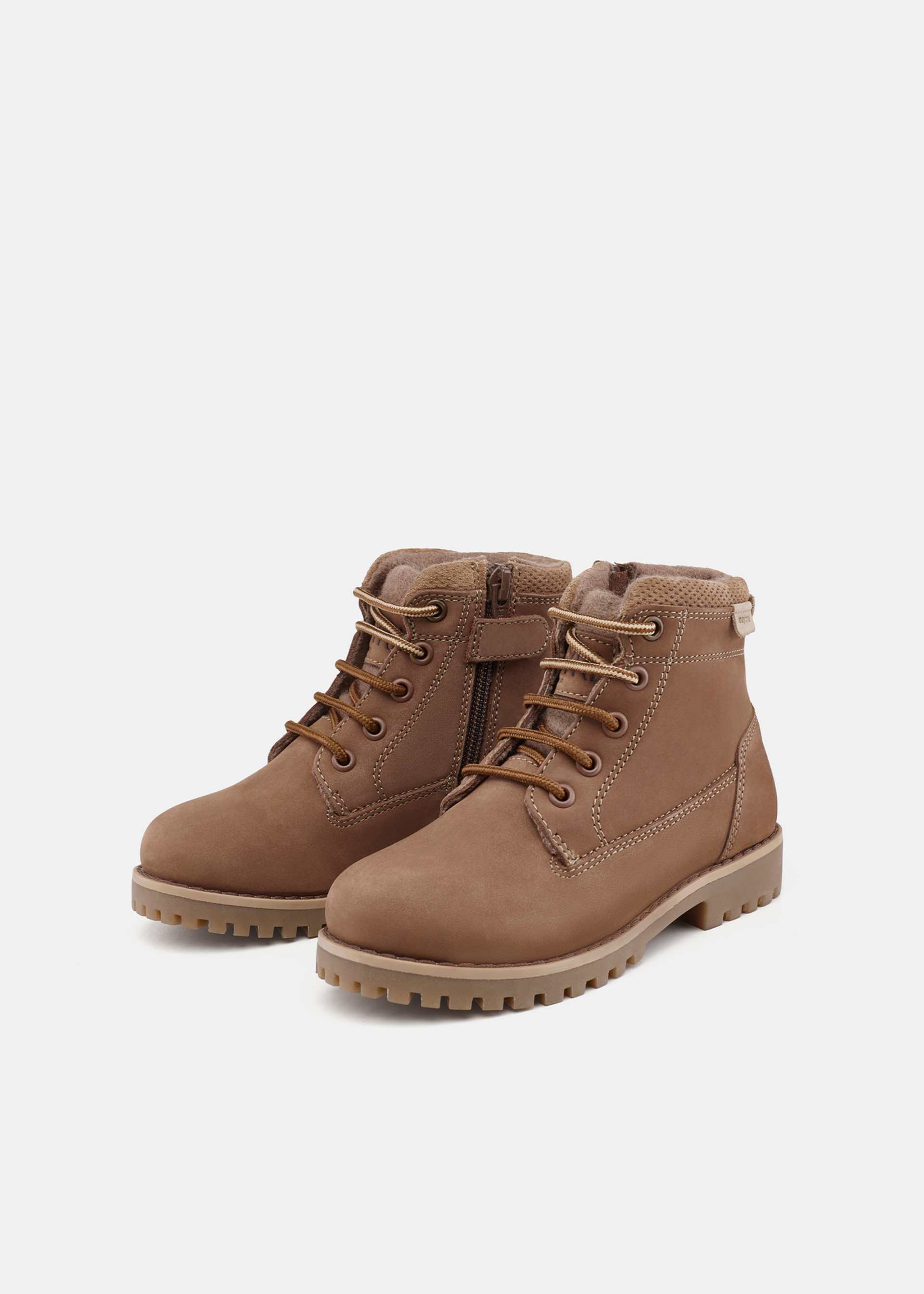 Bottines de montagne en nubuck garçon
