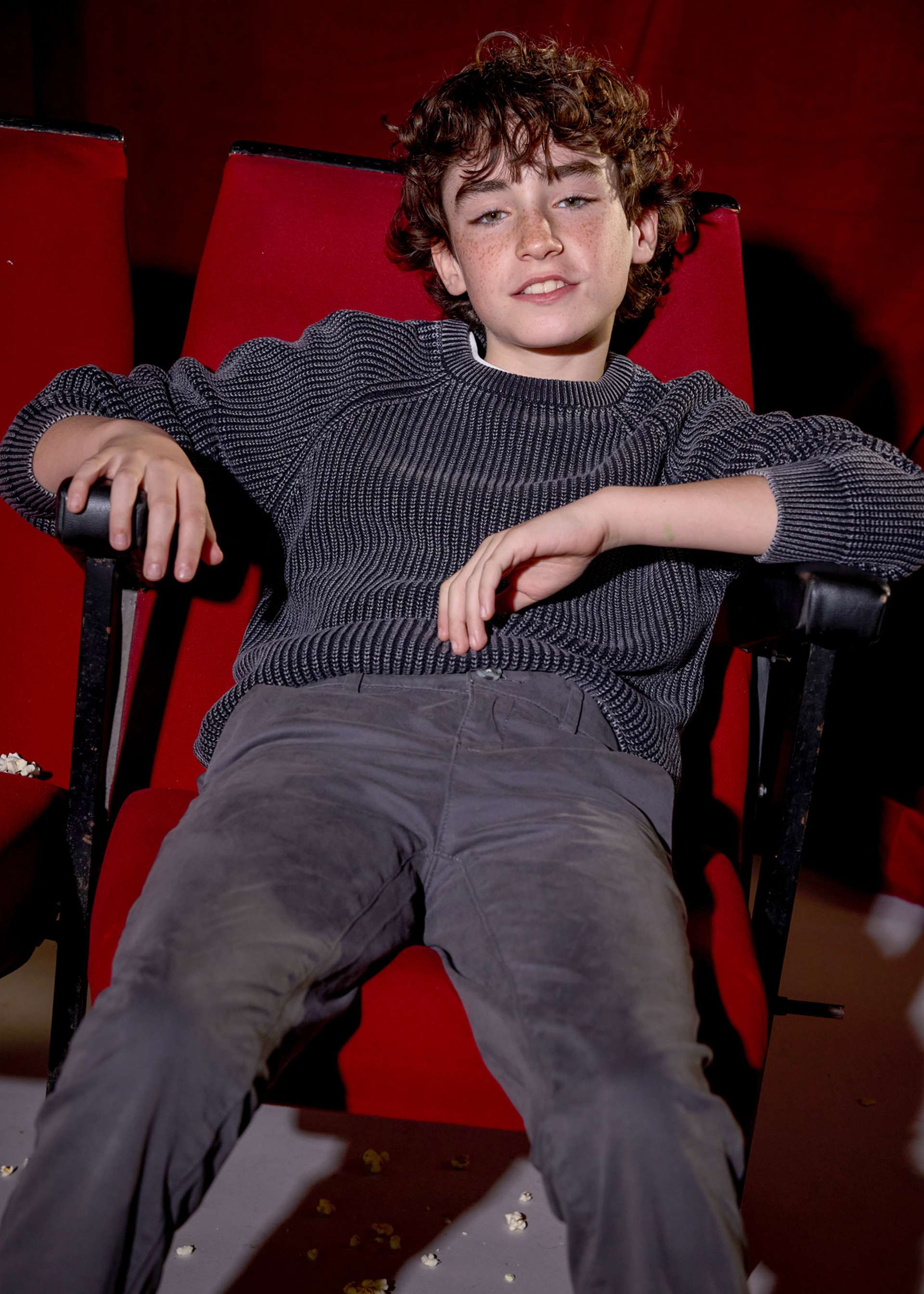 Lange Chino-Hose Basic Teenager Jungen