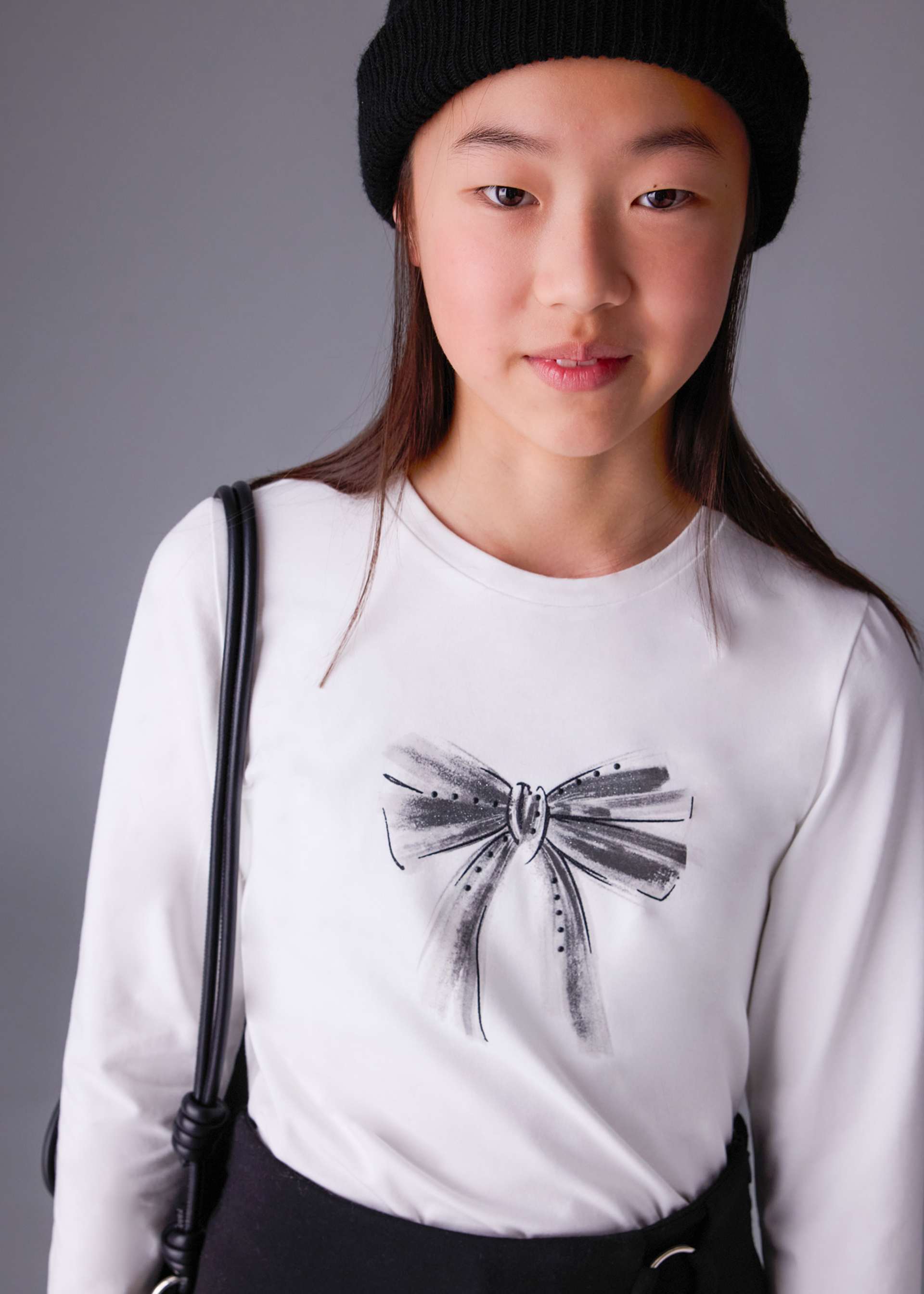 Girl Basic Print T-Shirt