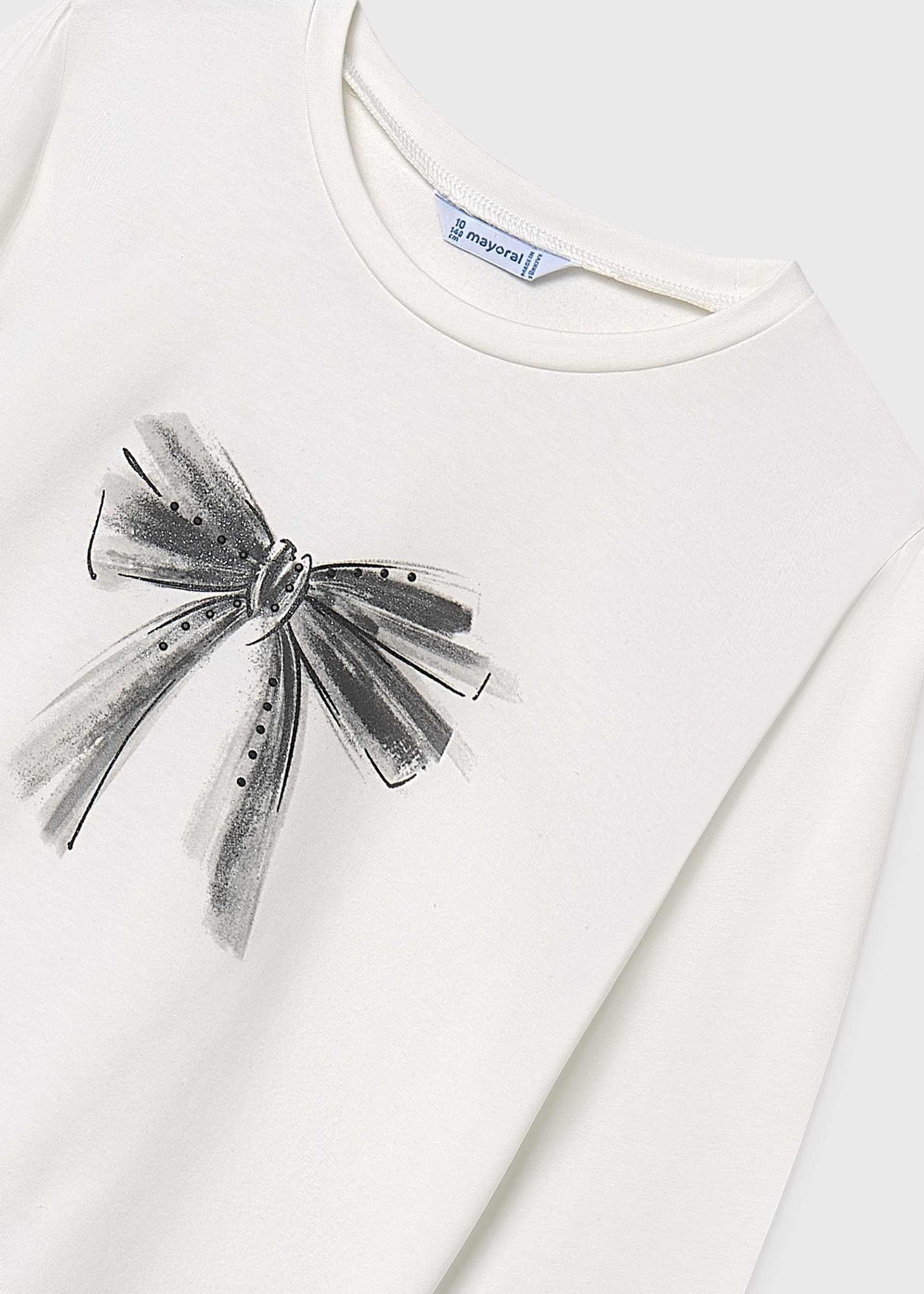 T-shirt basique texte fille