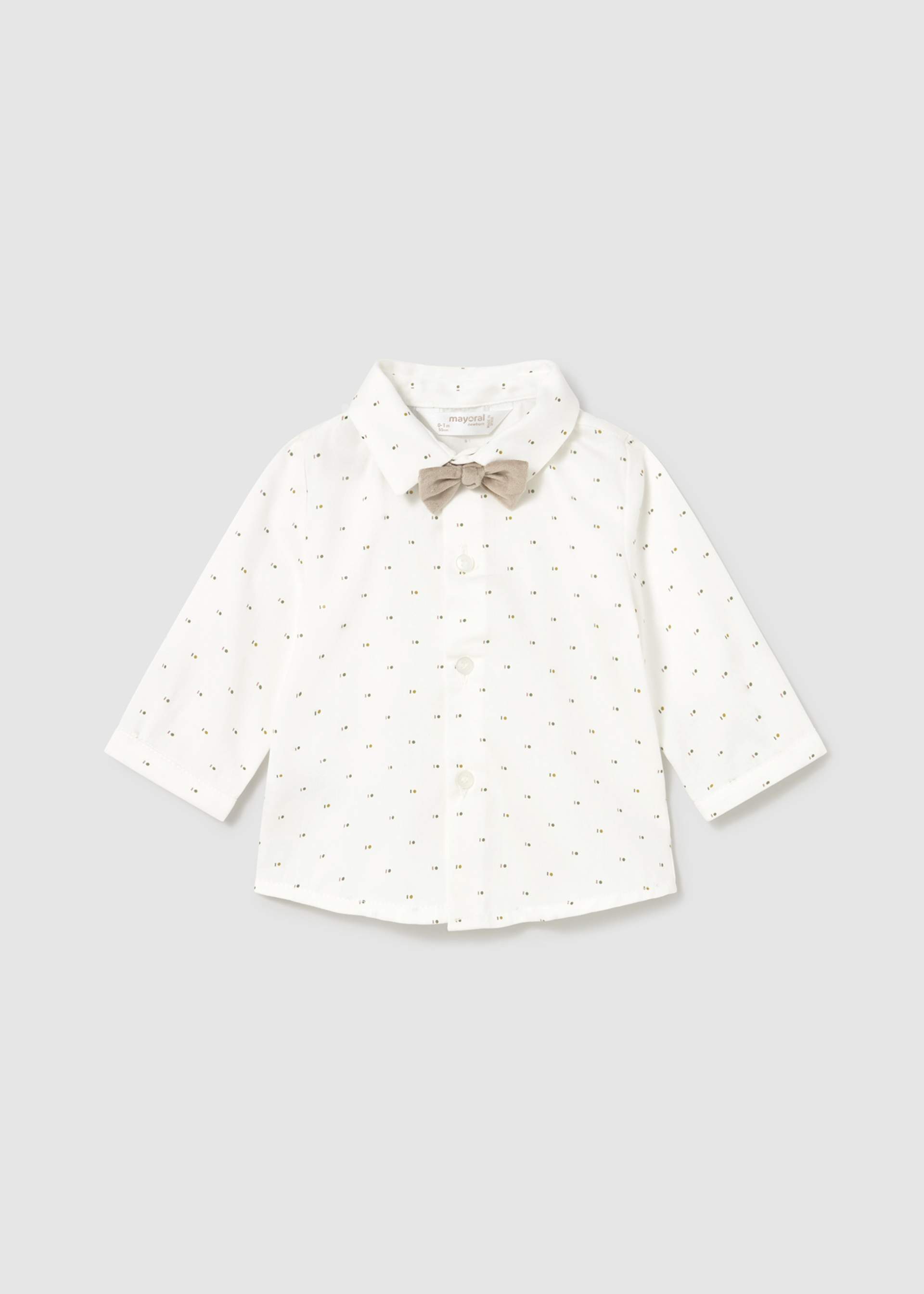 Camicia con papillon neonato
