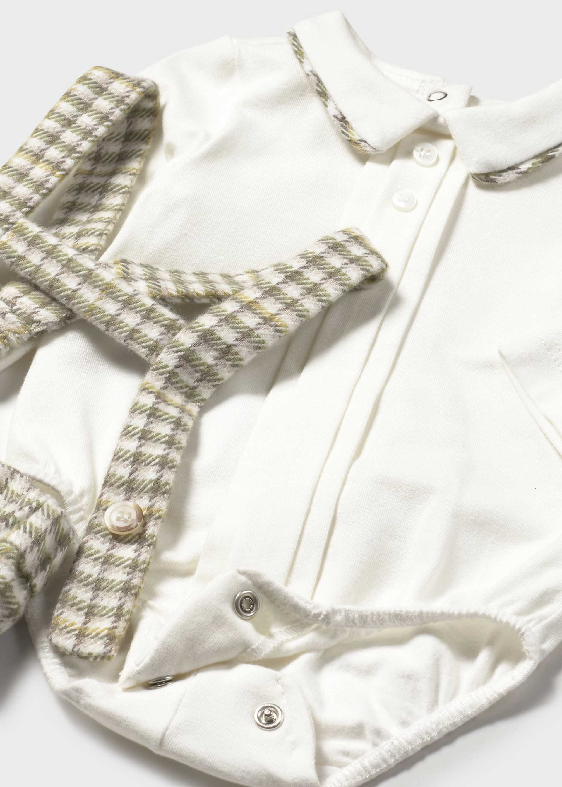 Conjunto short y body recién nacido