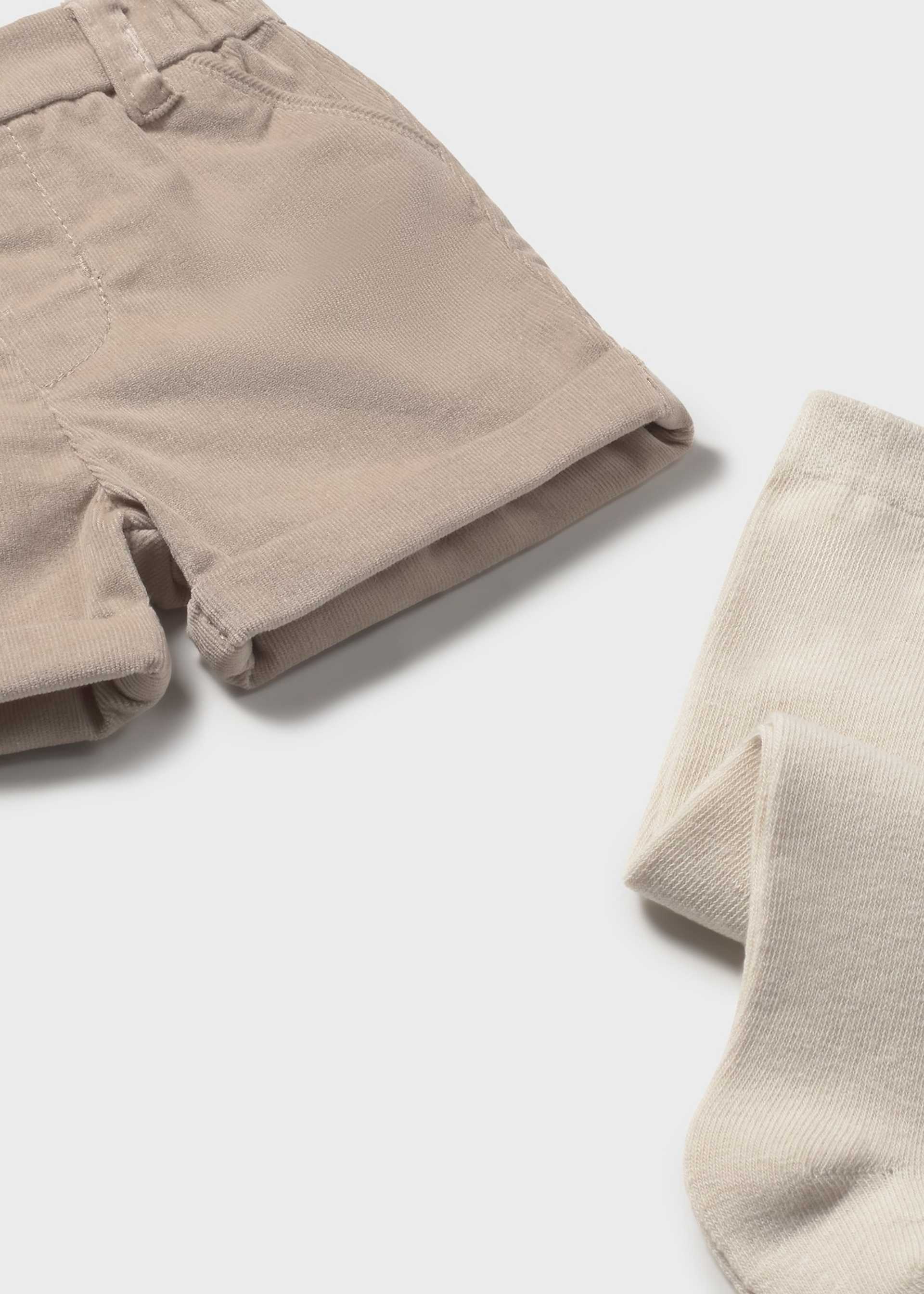 Set pantaloni scurti nou-nascut