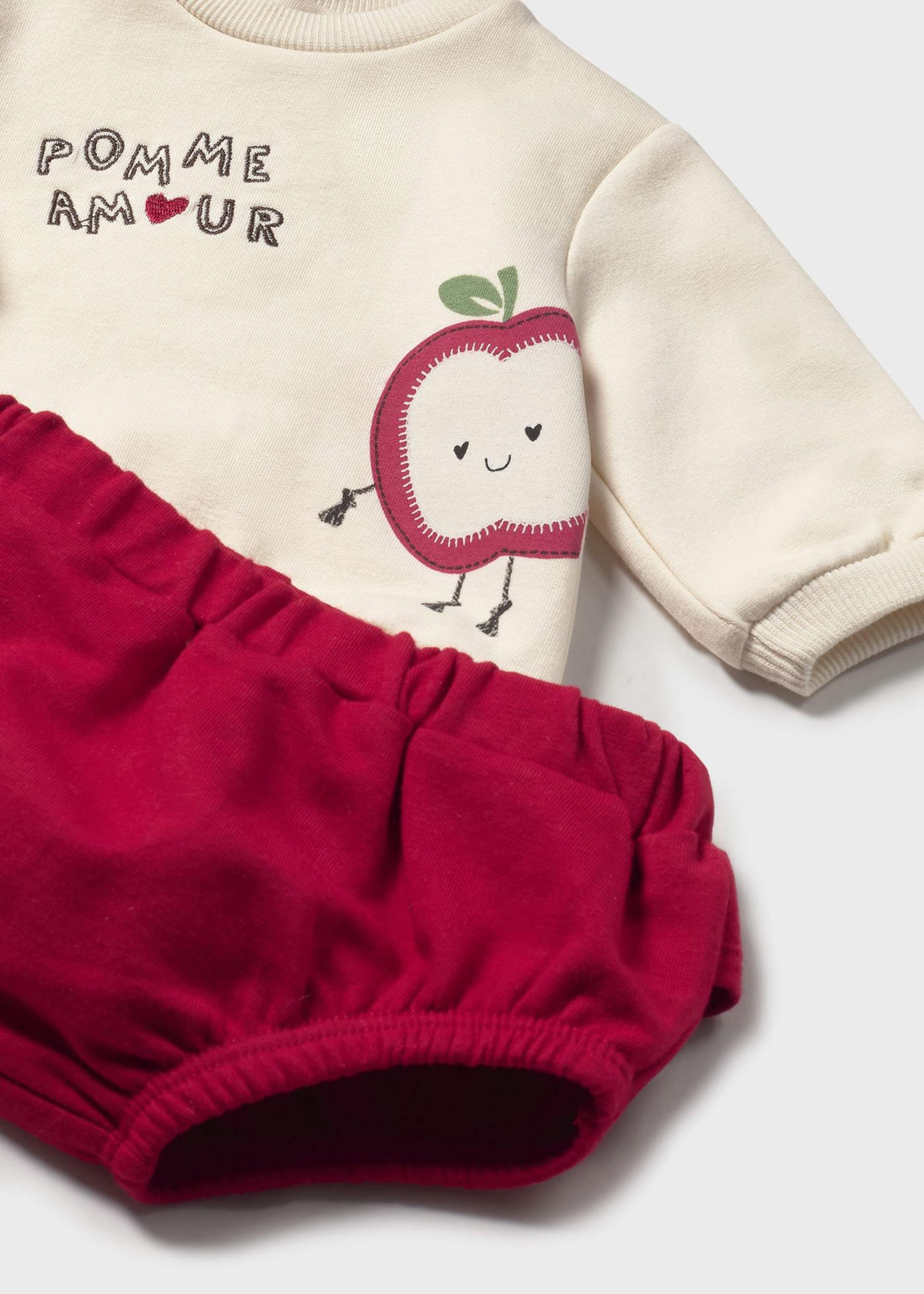 Newborn Girl 3-Piece Tracksuit Set