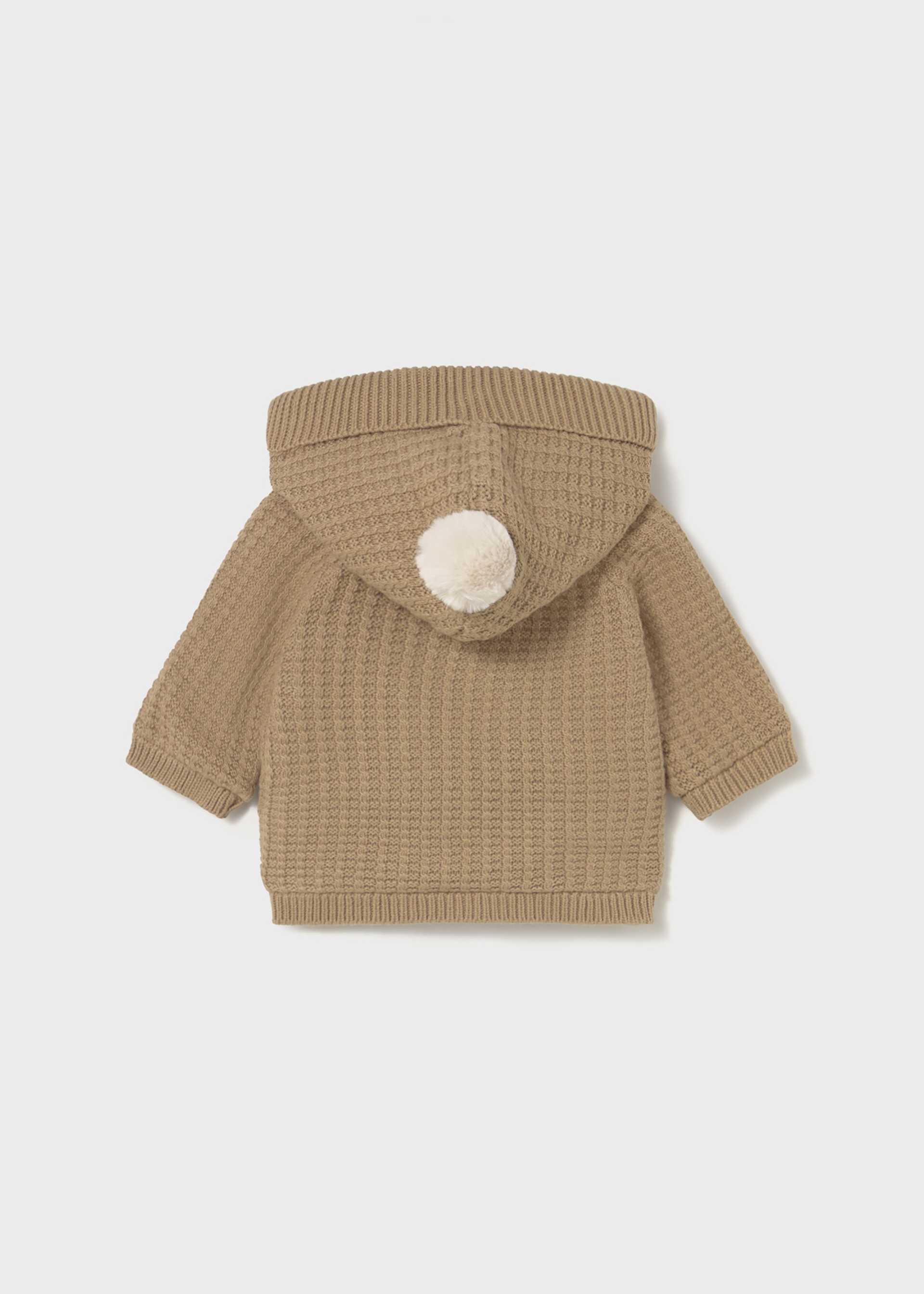 Newborn Boy Lined Knit Cardigan