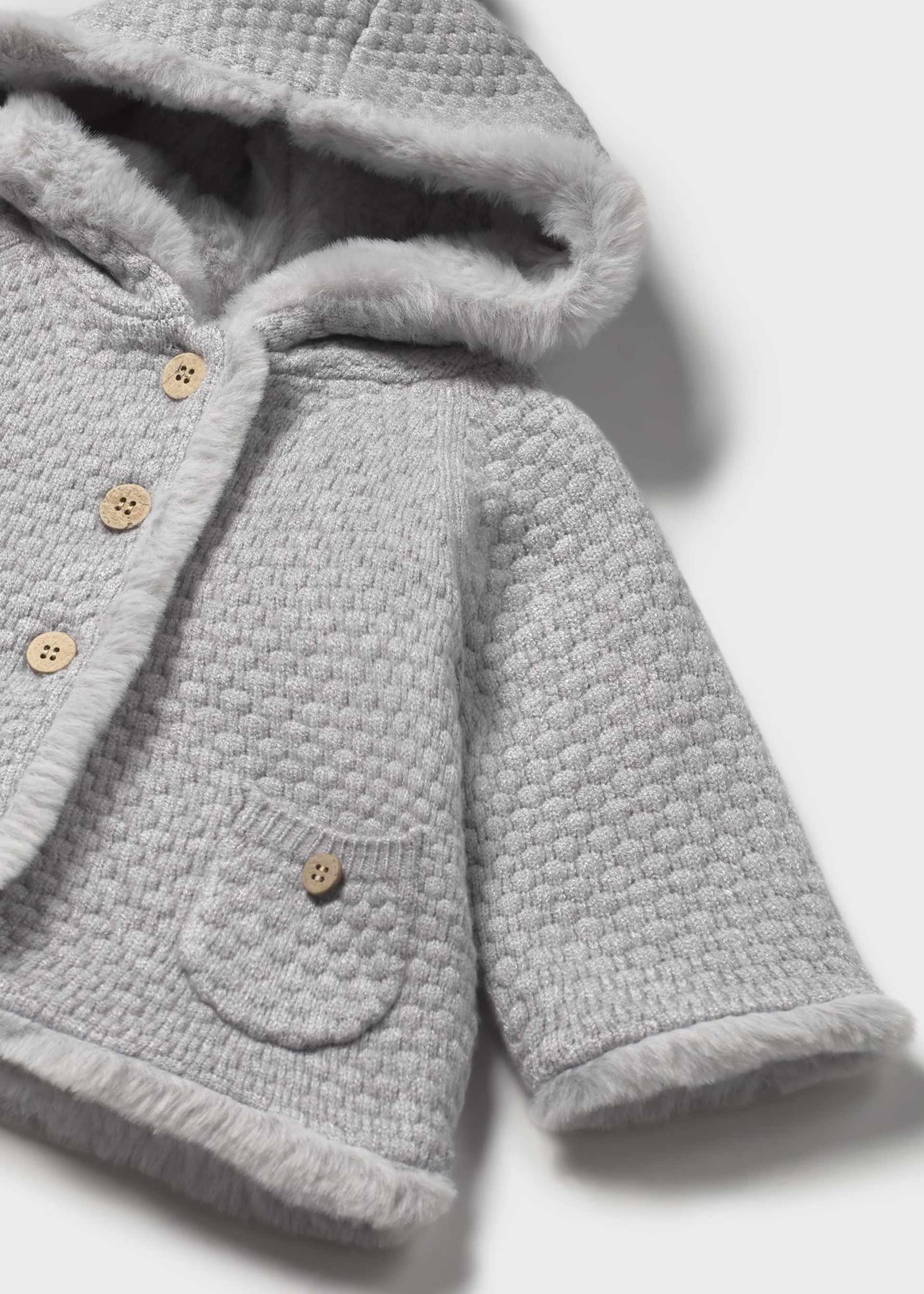 Fell-Strickjacke Neugeborene