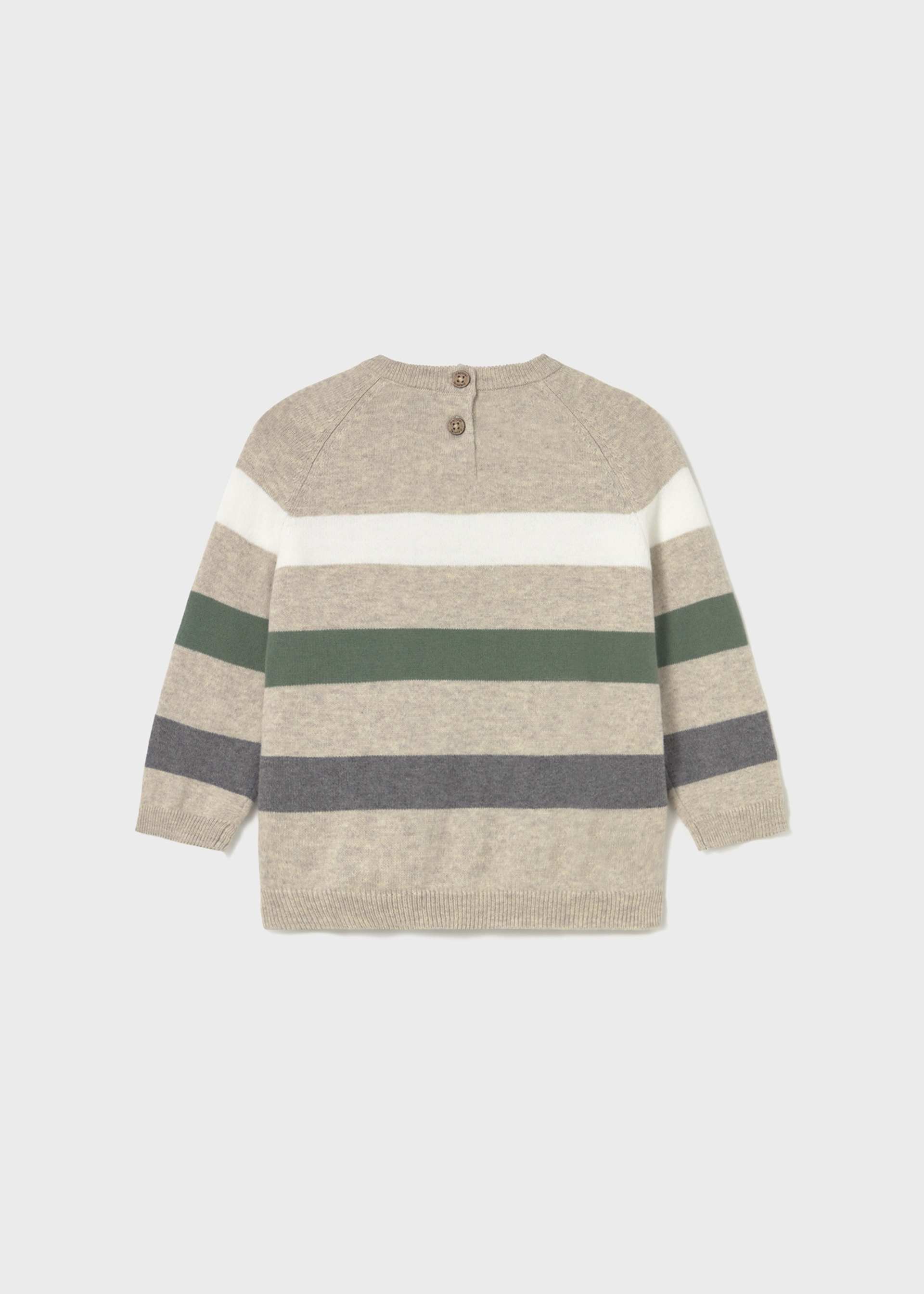 Baby block striped jumper