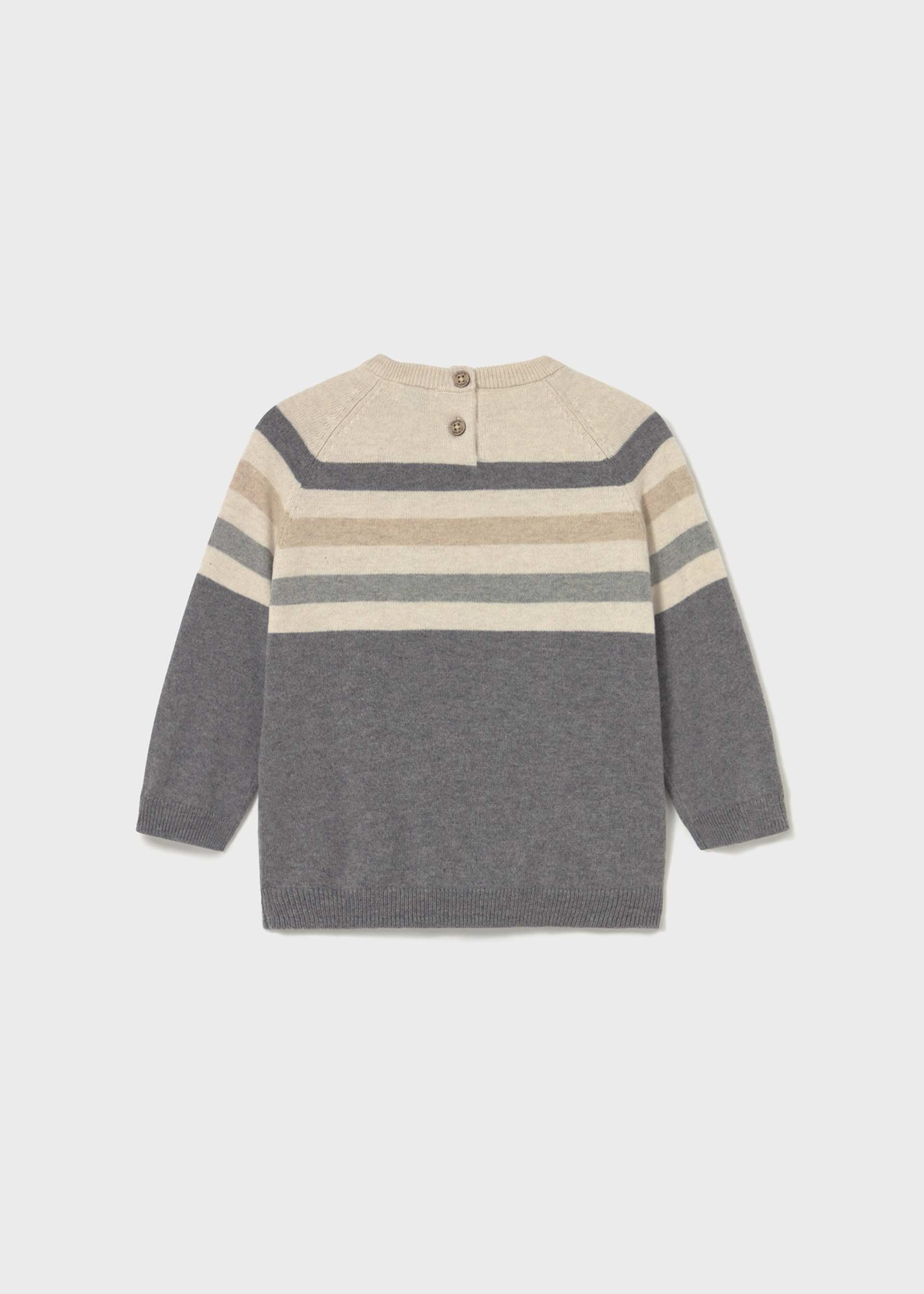 Baby block striped jumper