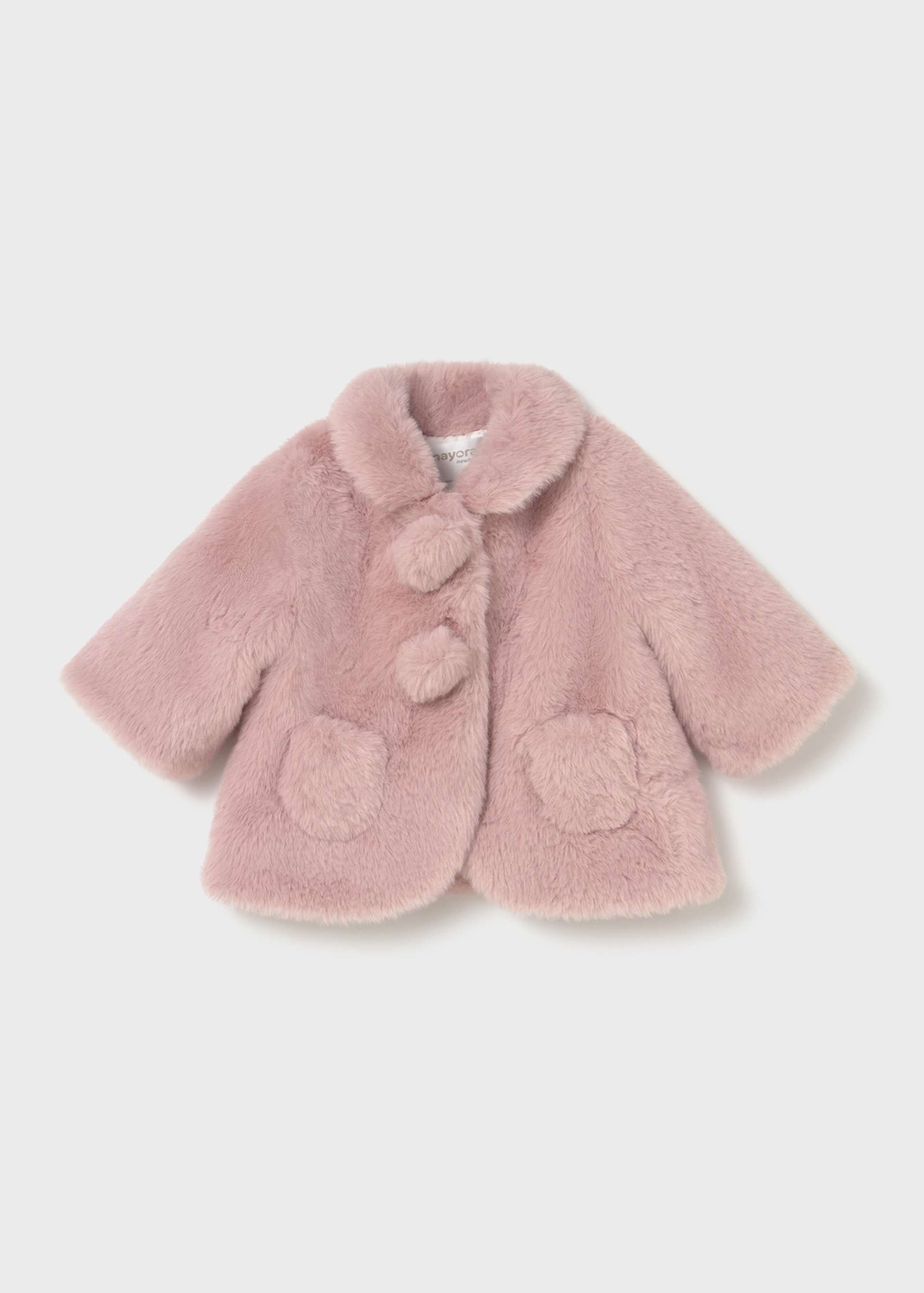 Newborn Girl Faux Fur Coat Newborn Girl Faux Fur Coat