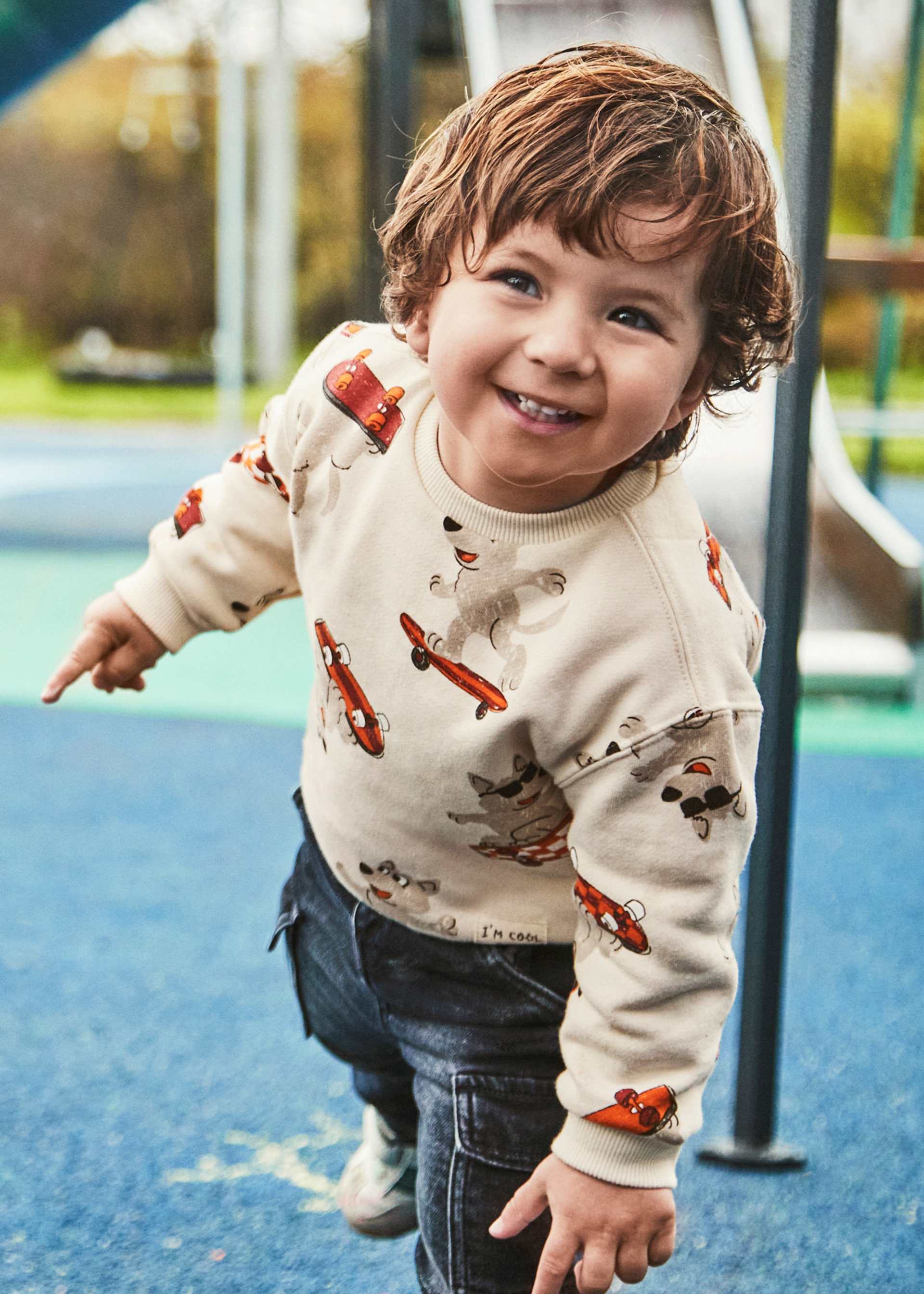 Baby printed jumper