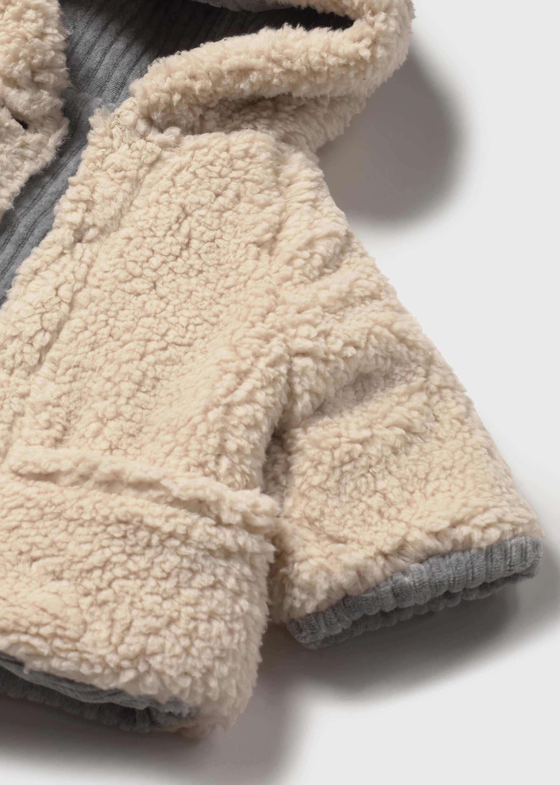 Newborn reversible sheepskin coat