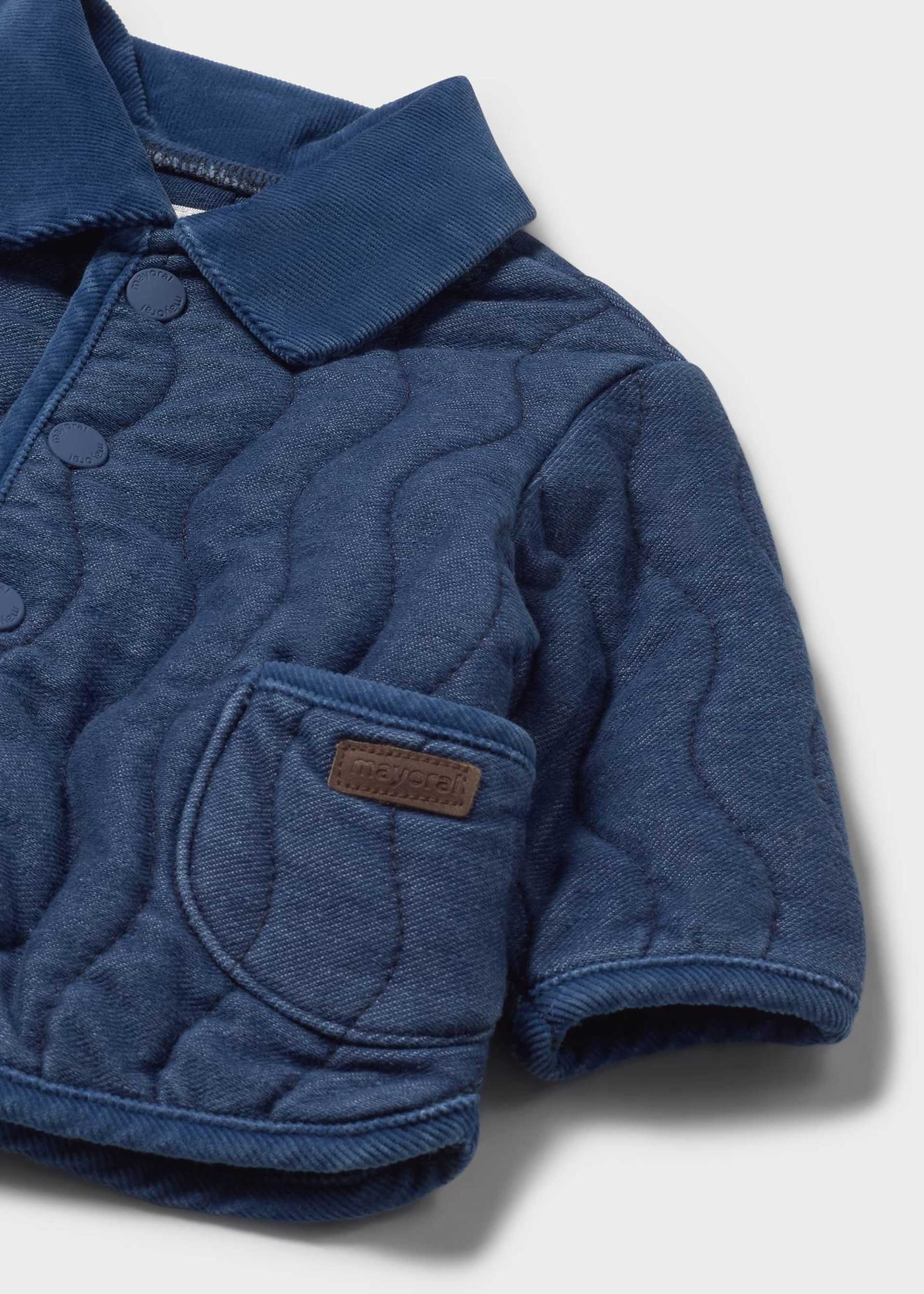 Veste en jean unisexe nouveau-né