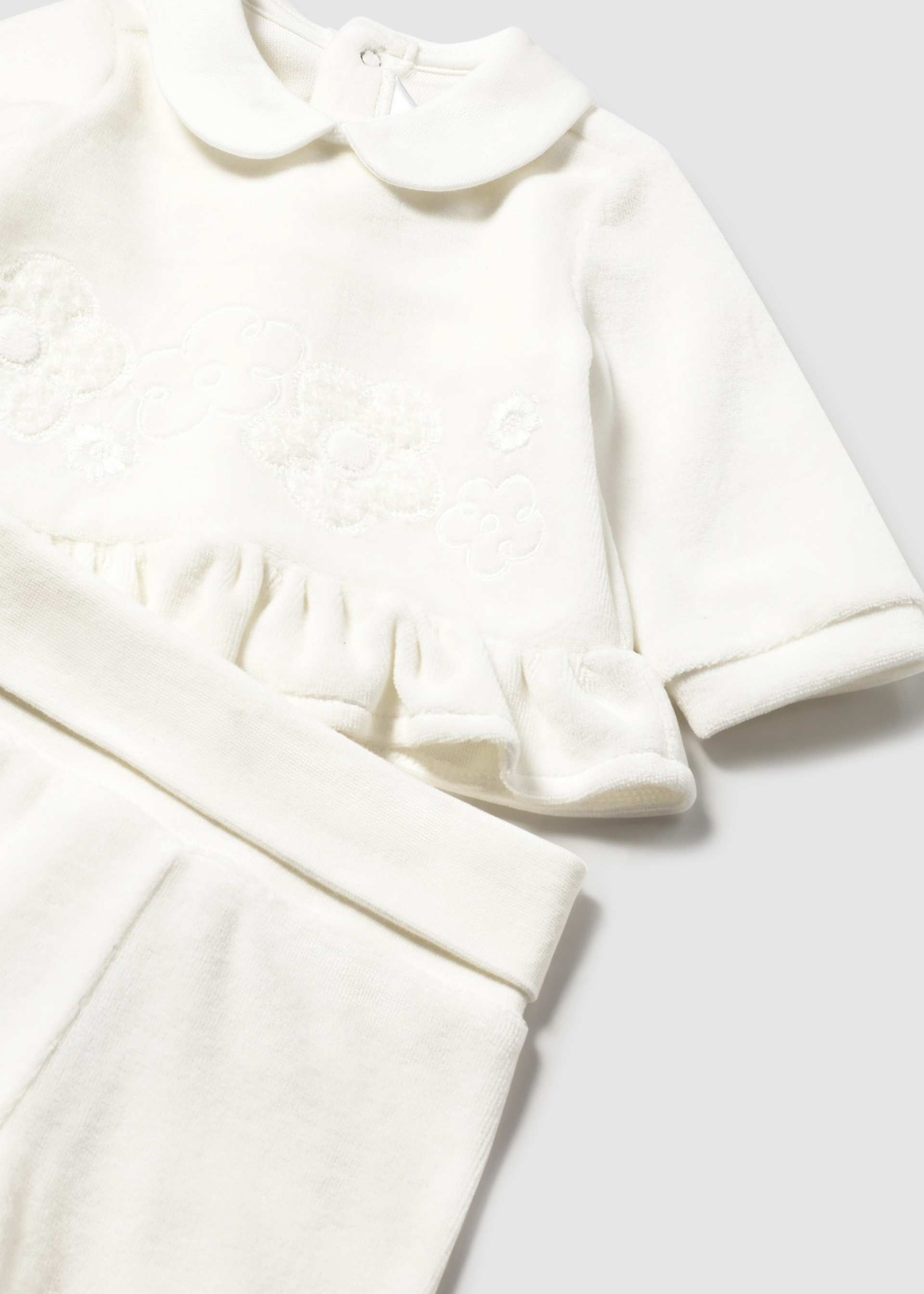 Newborn Girl Velour Set