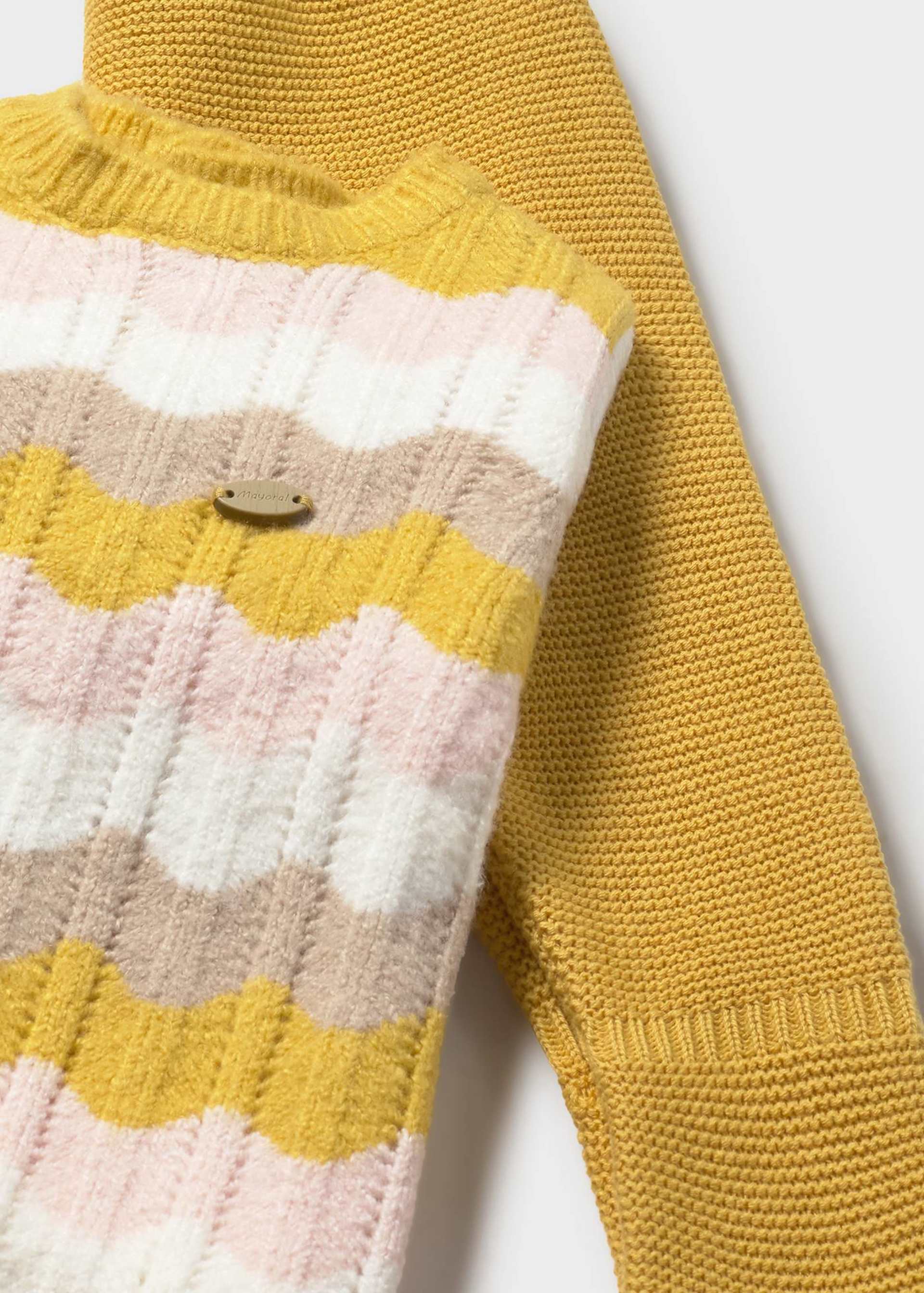 Completo 3 pezzi tricot neonata