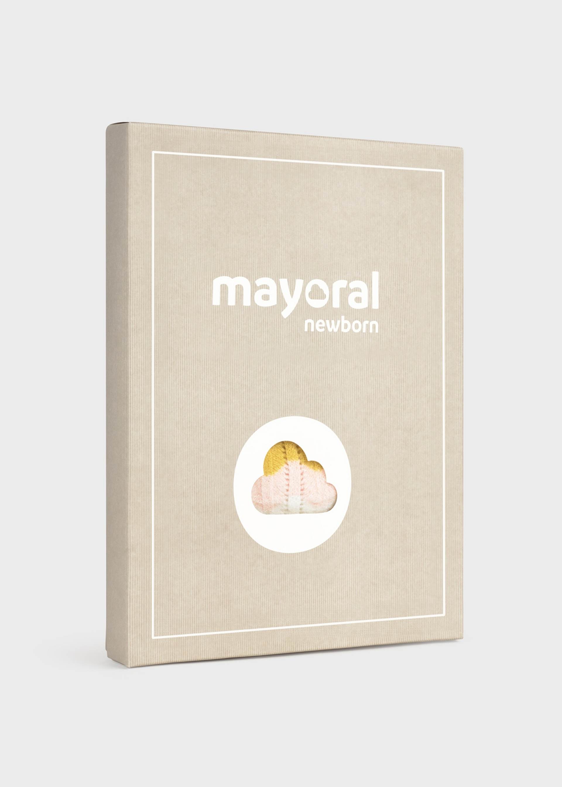 Completo 3 pezzi tricot neonata