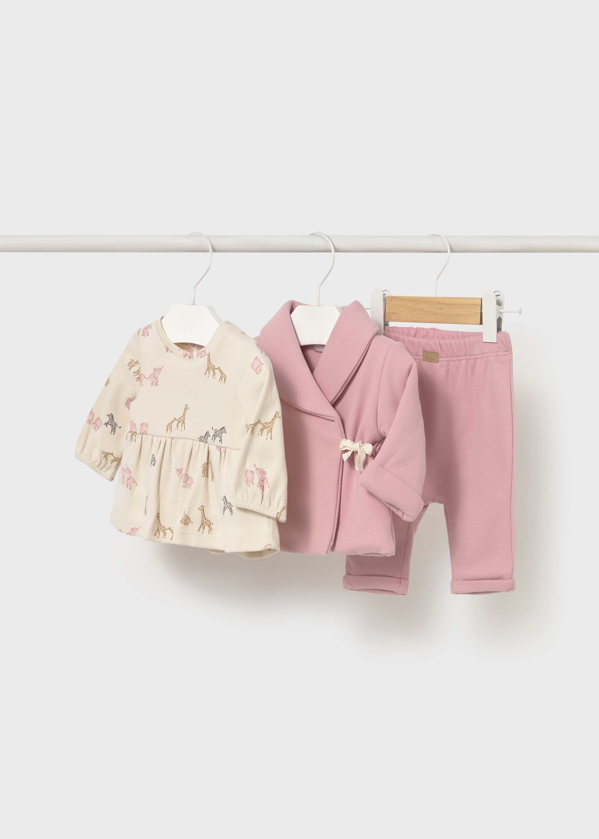 Newborn 3-piece trouser set