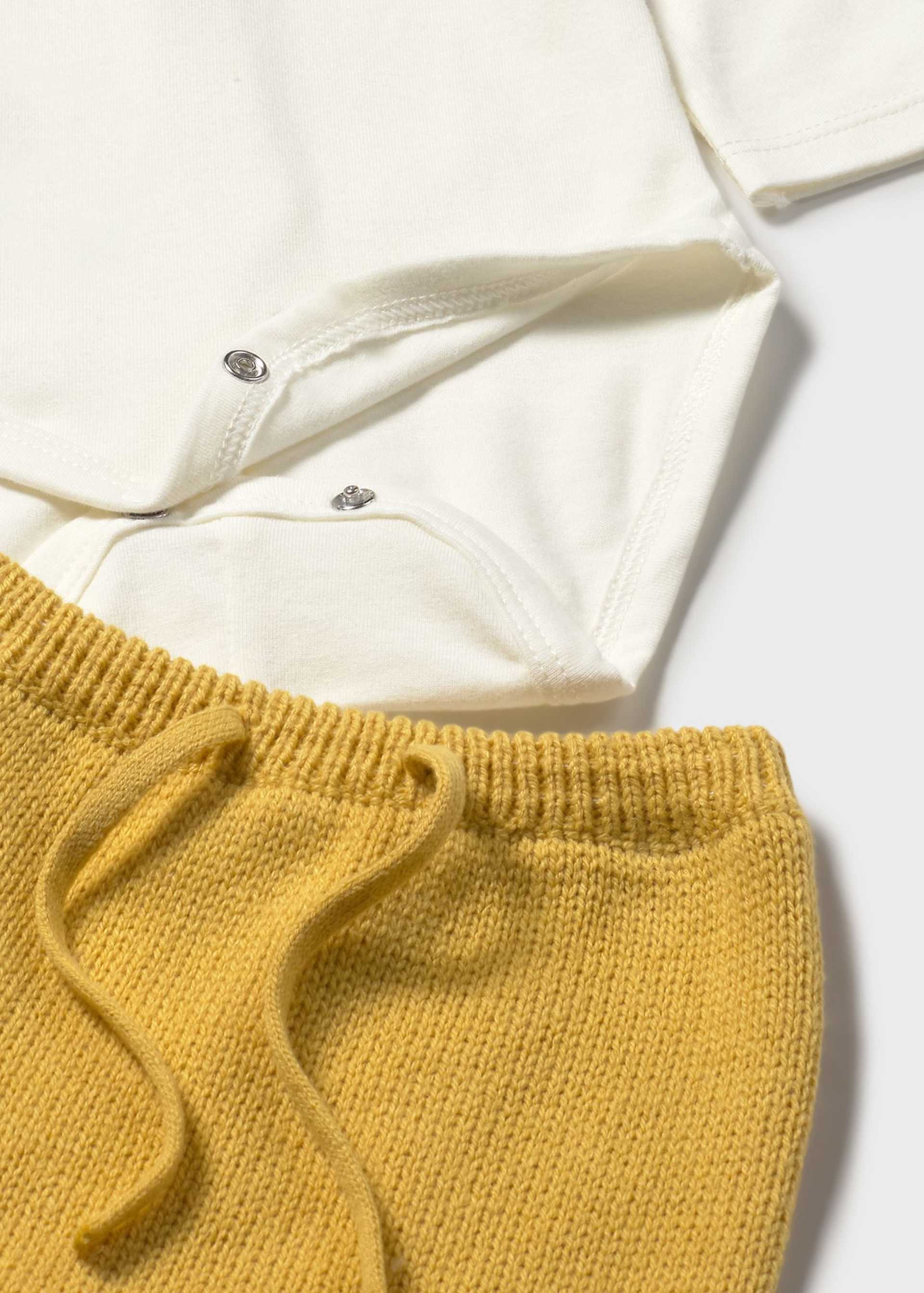 Conjunto 3 piezas pantalón recién nacido