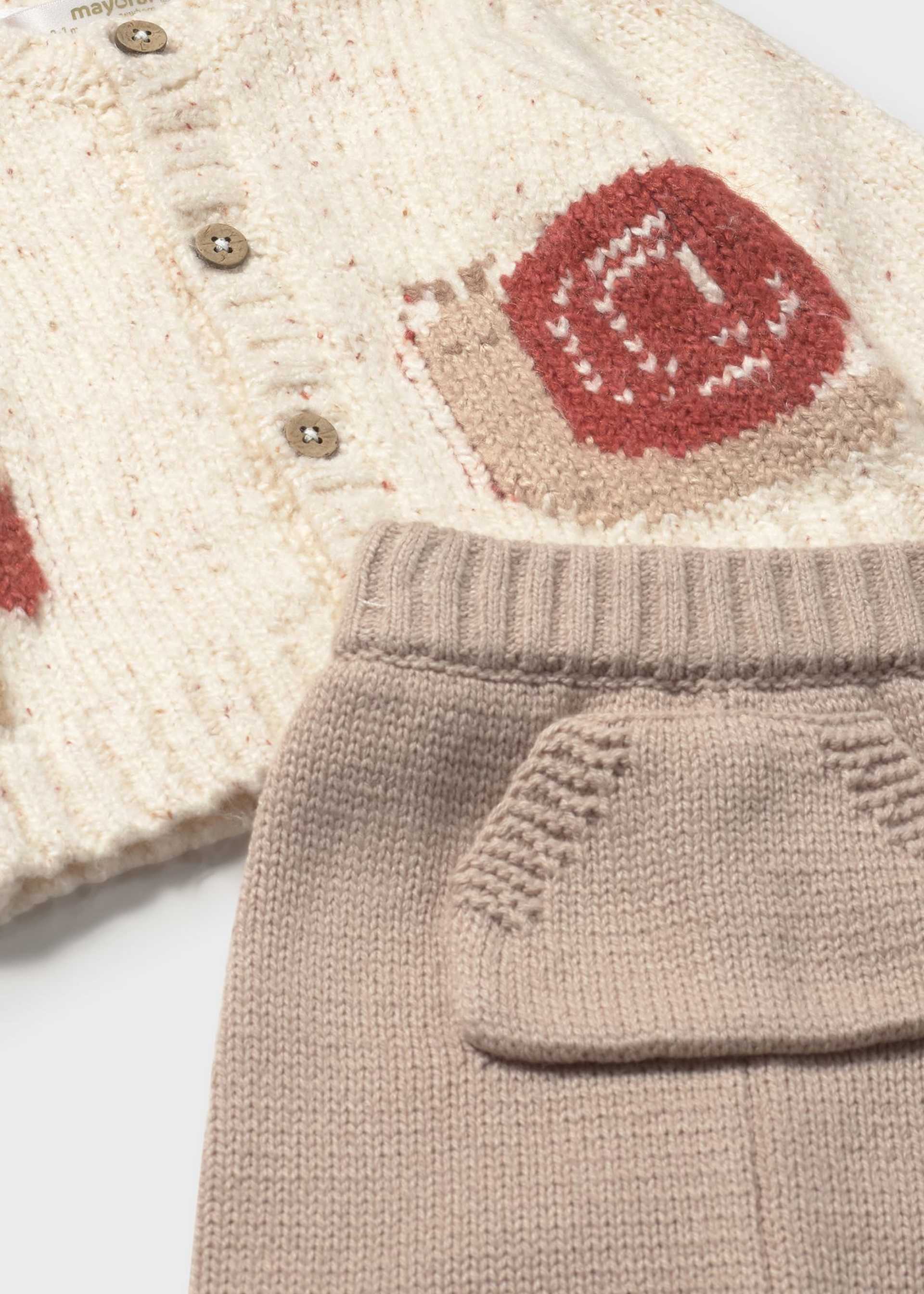 Conjunto 3 peças unissexo bebé recém nascido