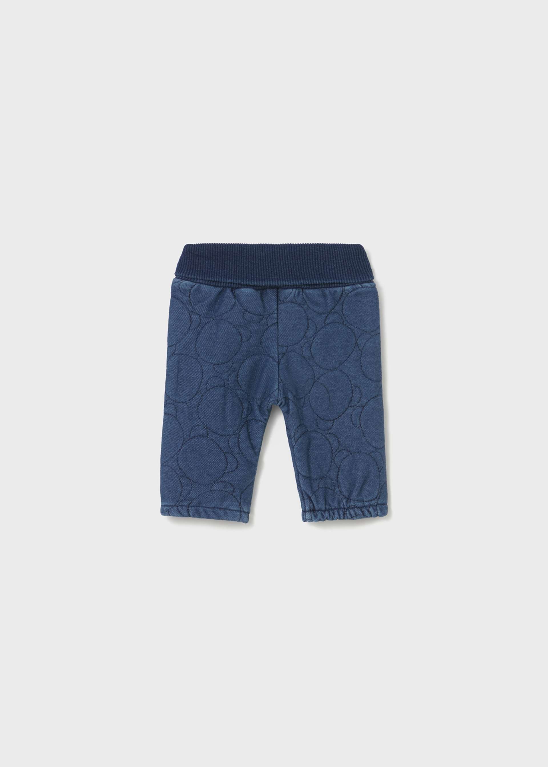 Pantalón de mezclilla acolchado recién nacida