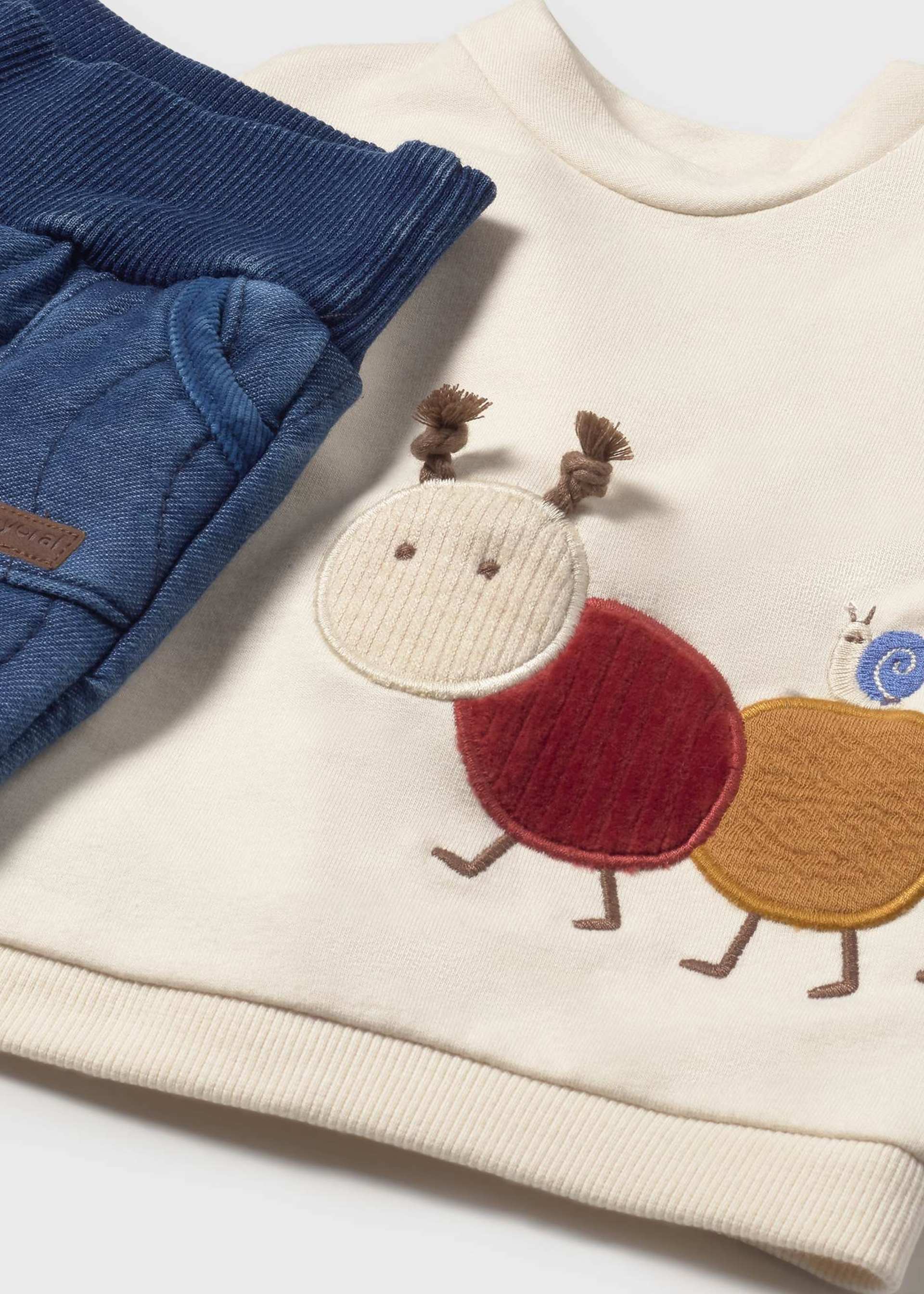 Ensemble pantalon matelassé nouveau-né