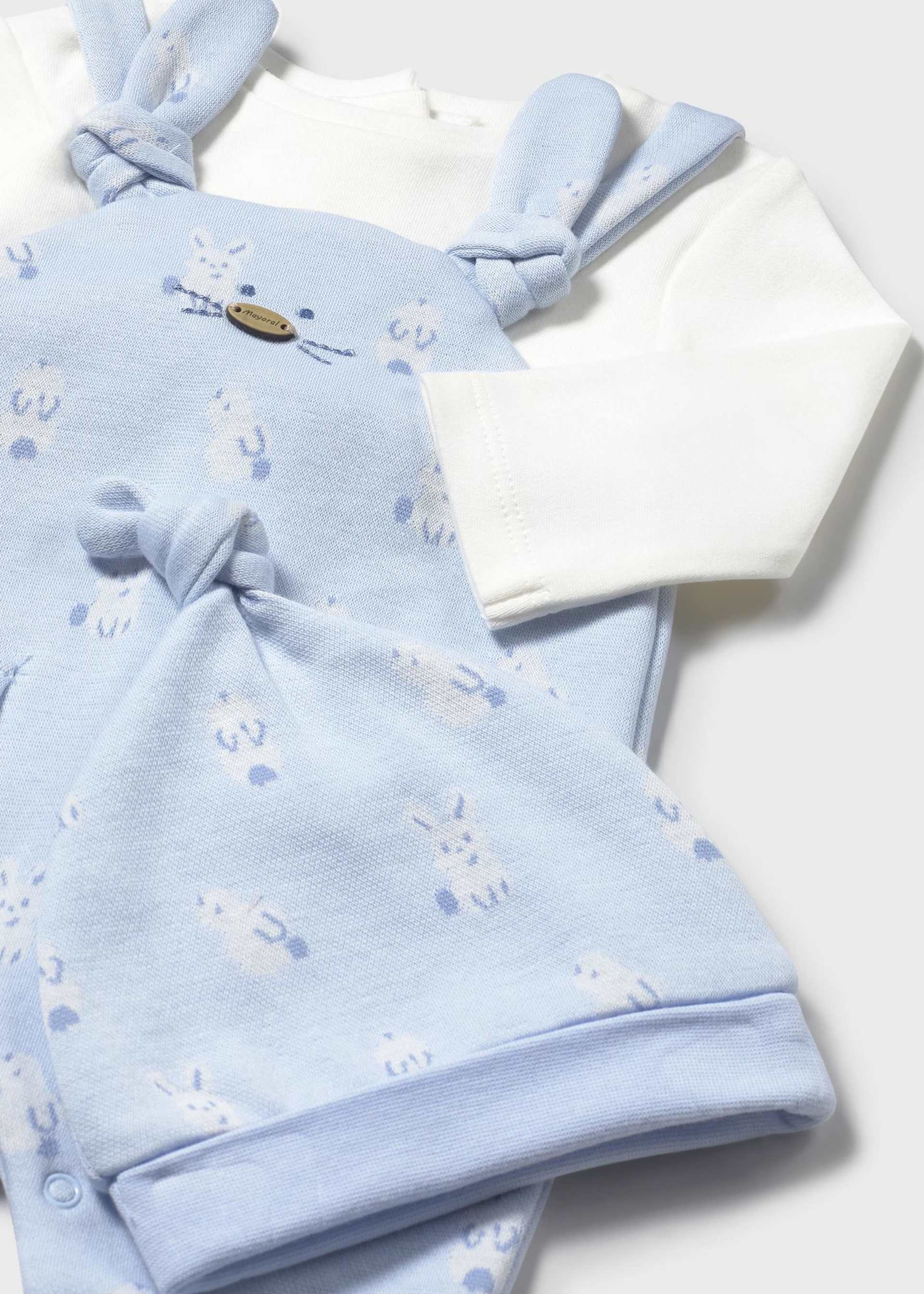 Babygrow com gorro recém nascido Babygrow com gorro recém nascido