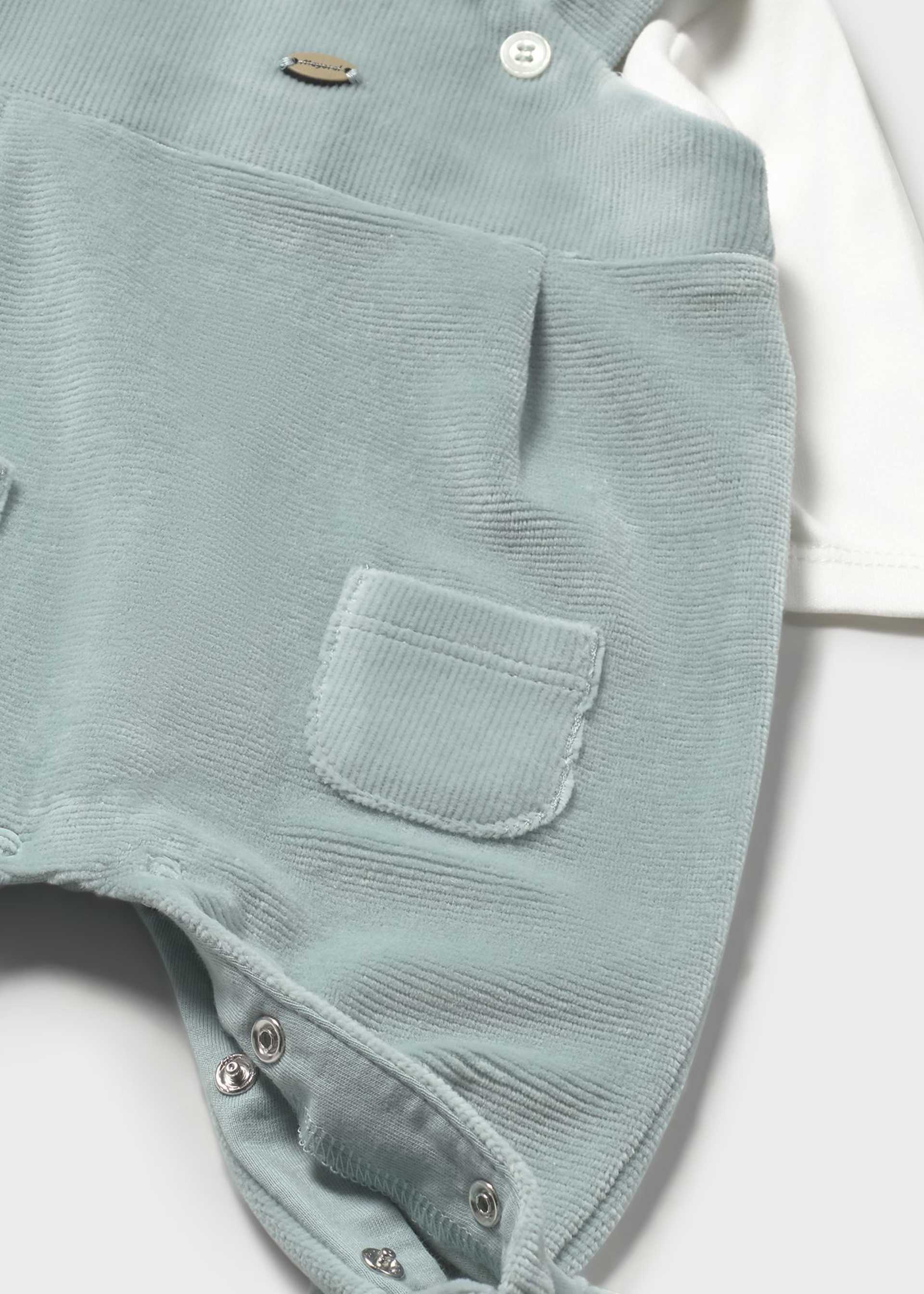 Newborn Boy Corduroy One Piece