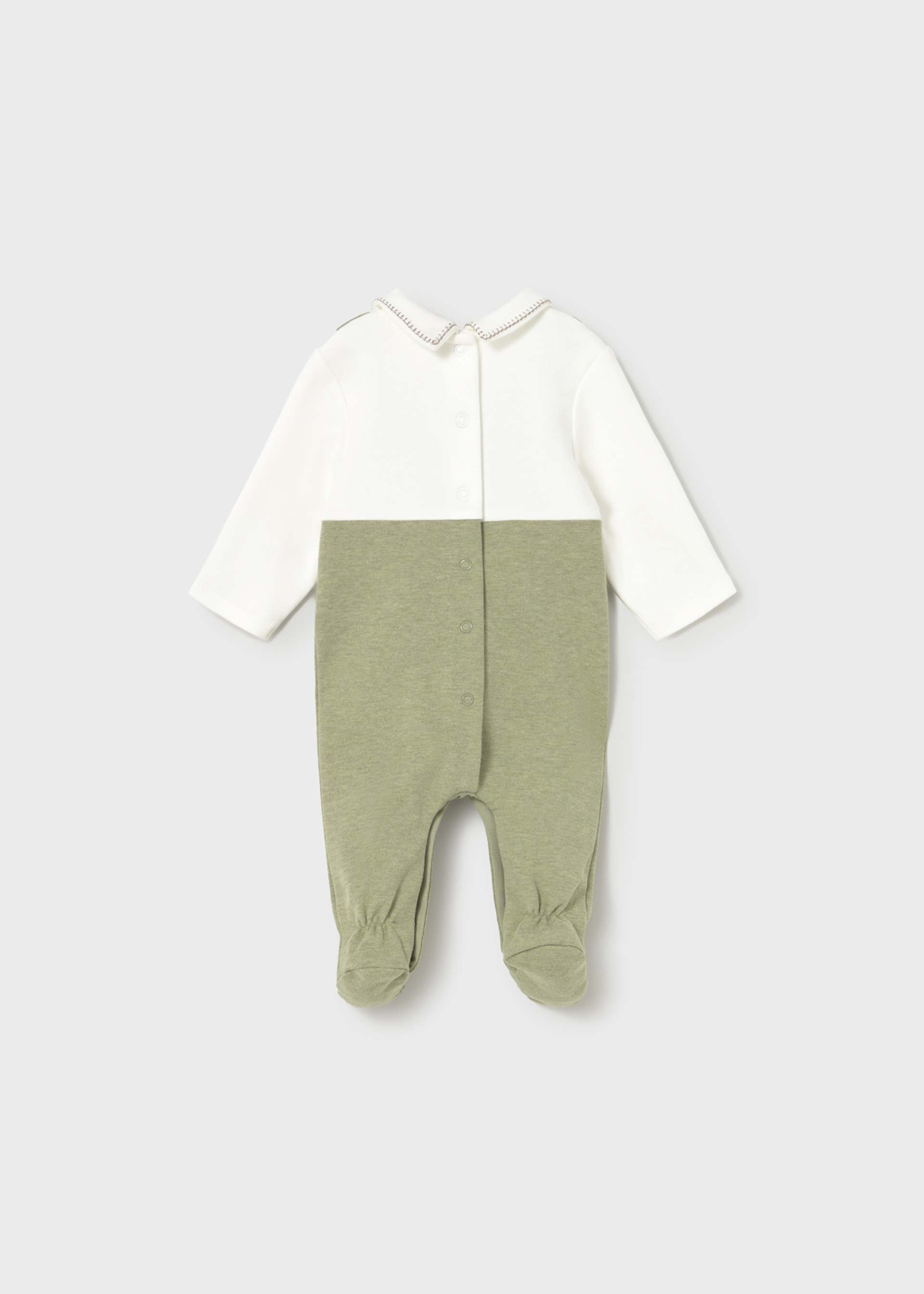 Newborn Boy Collared One Piece