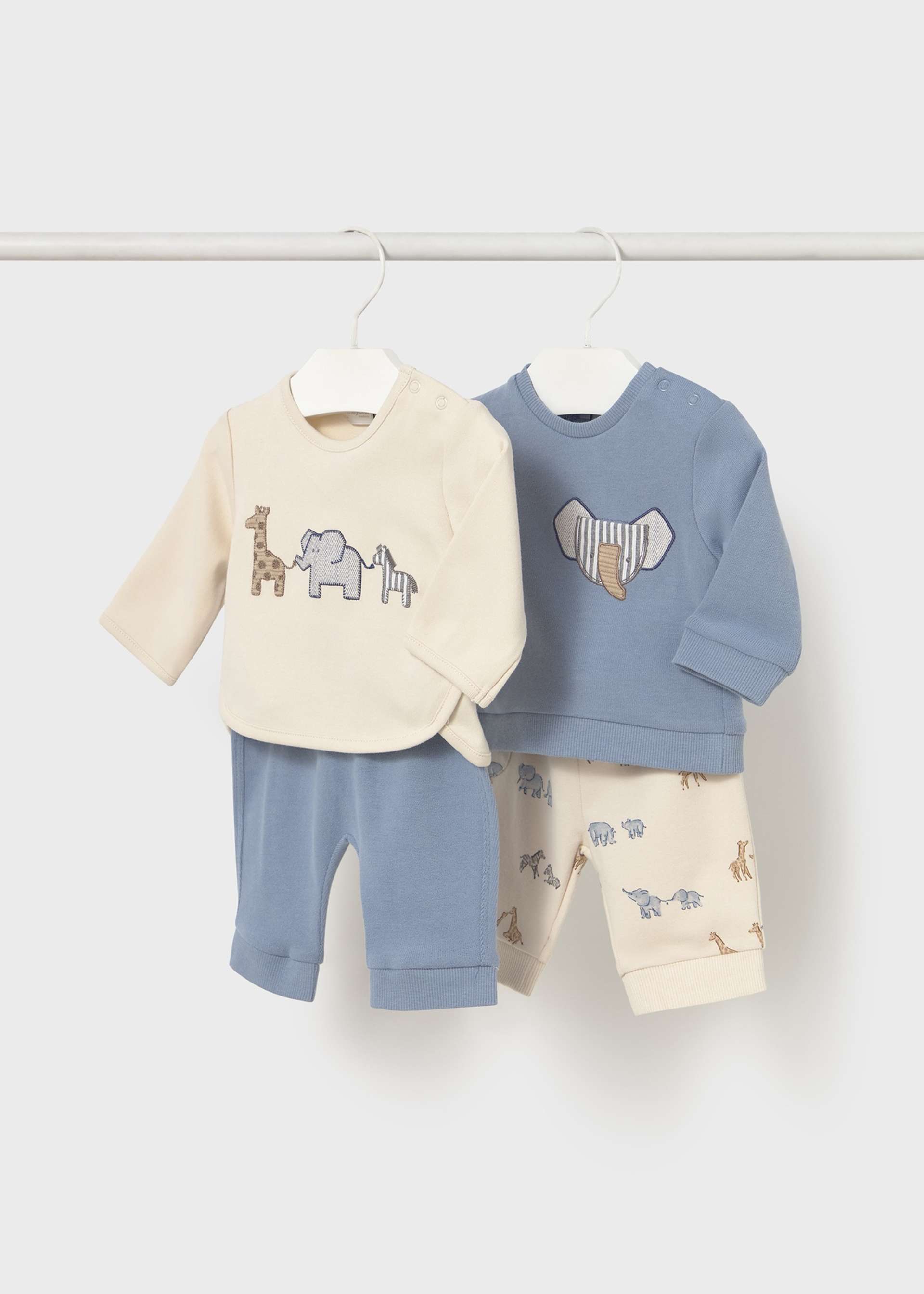 Newborn Boy 4-Piece Animals Set Newborn Boy 4-Piece Animals Set