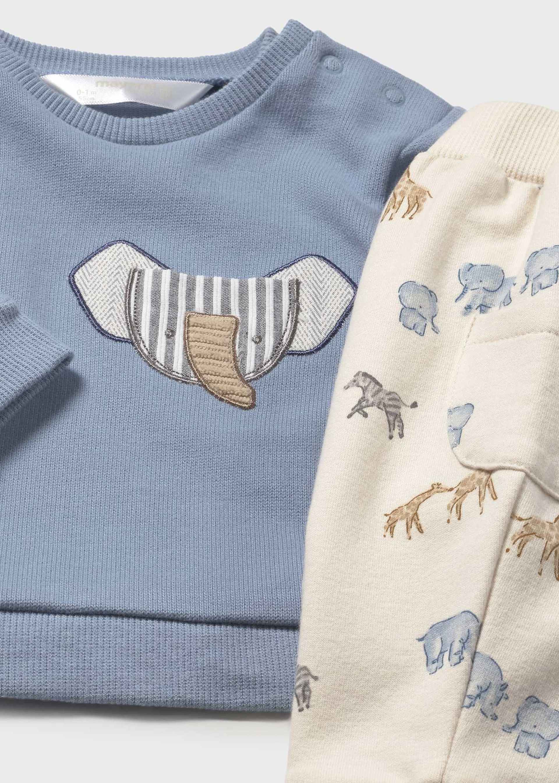 Ensemble 4 pièces animaux nouveau-né