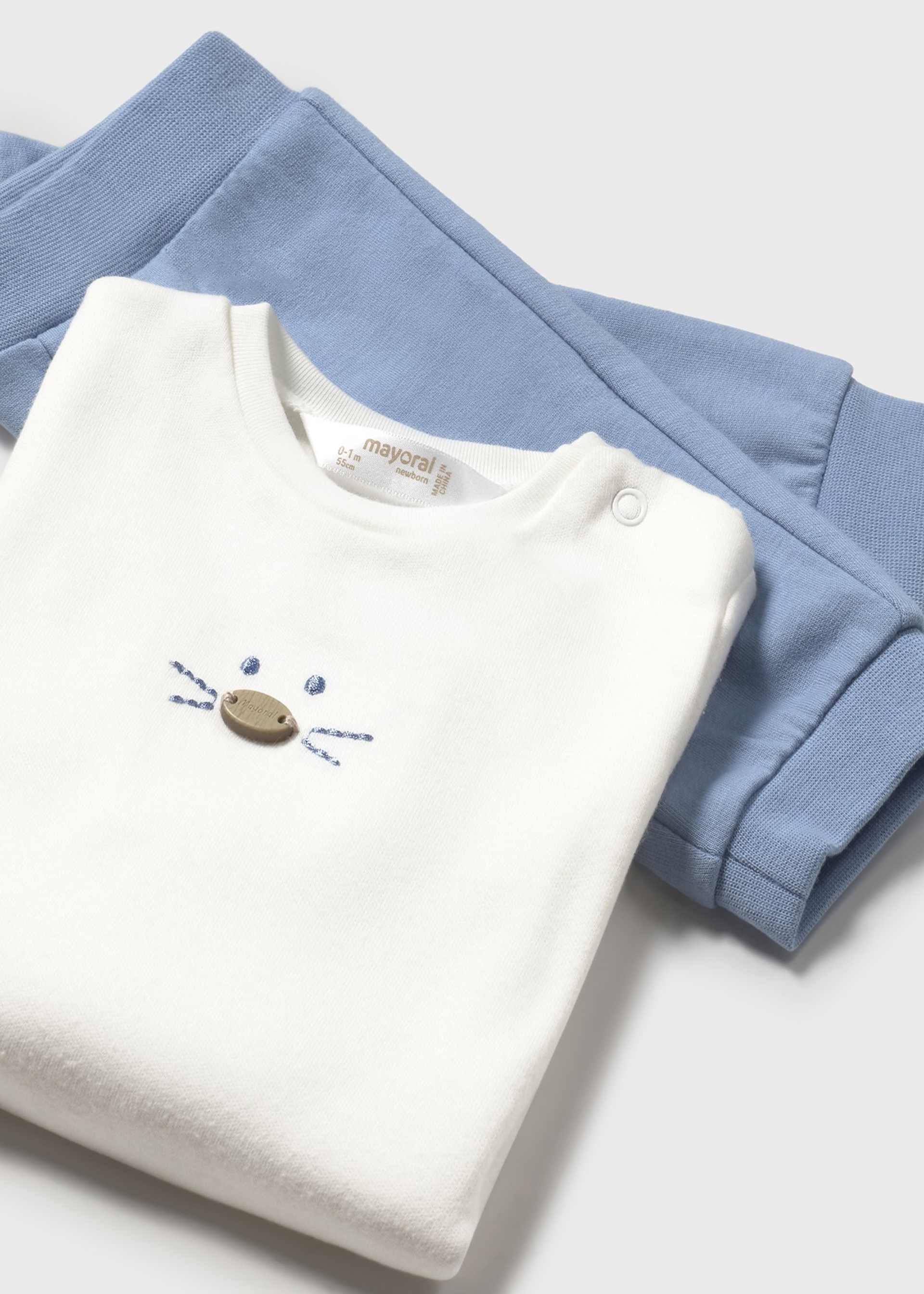 Chándal con camiseta recién nacido