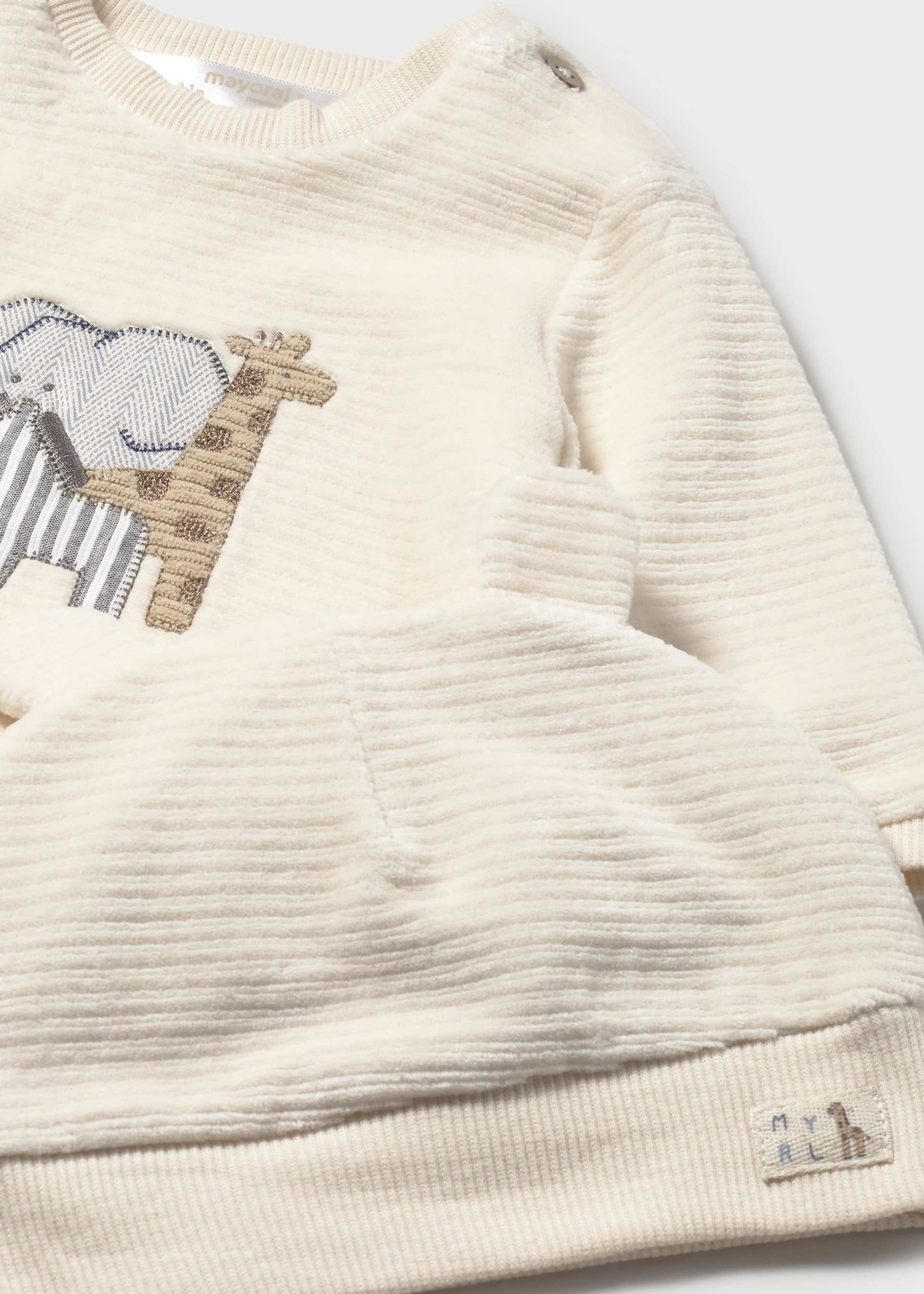 Newborn 3 piece corduroy knitted tracksuit Newborn 3 piece corduroy knitted tracksuit