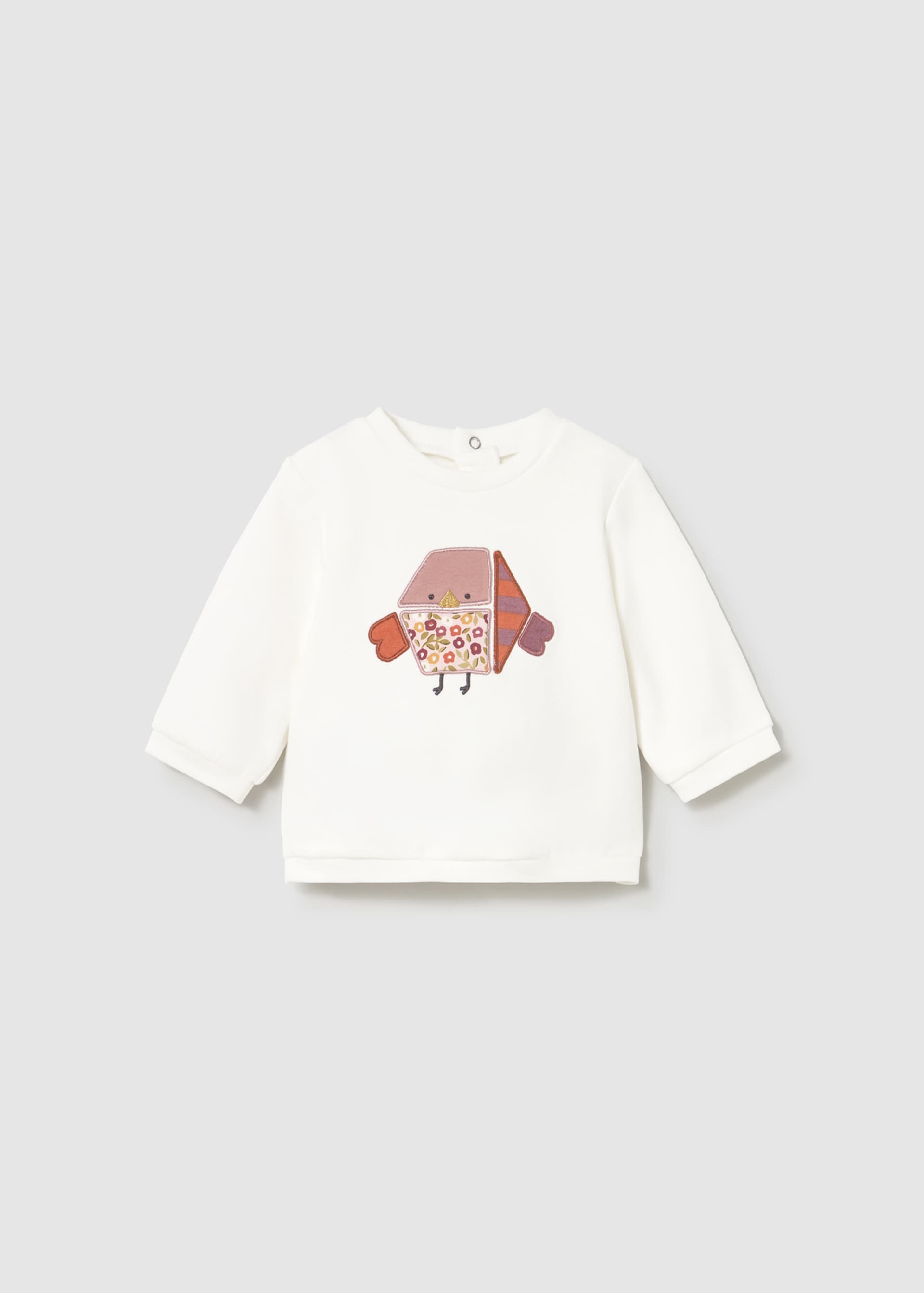 Chándal con chaleco estampado recién nacida