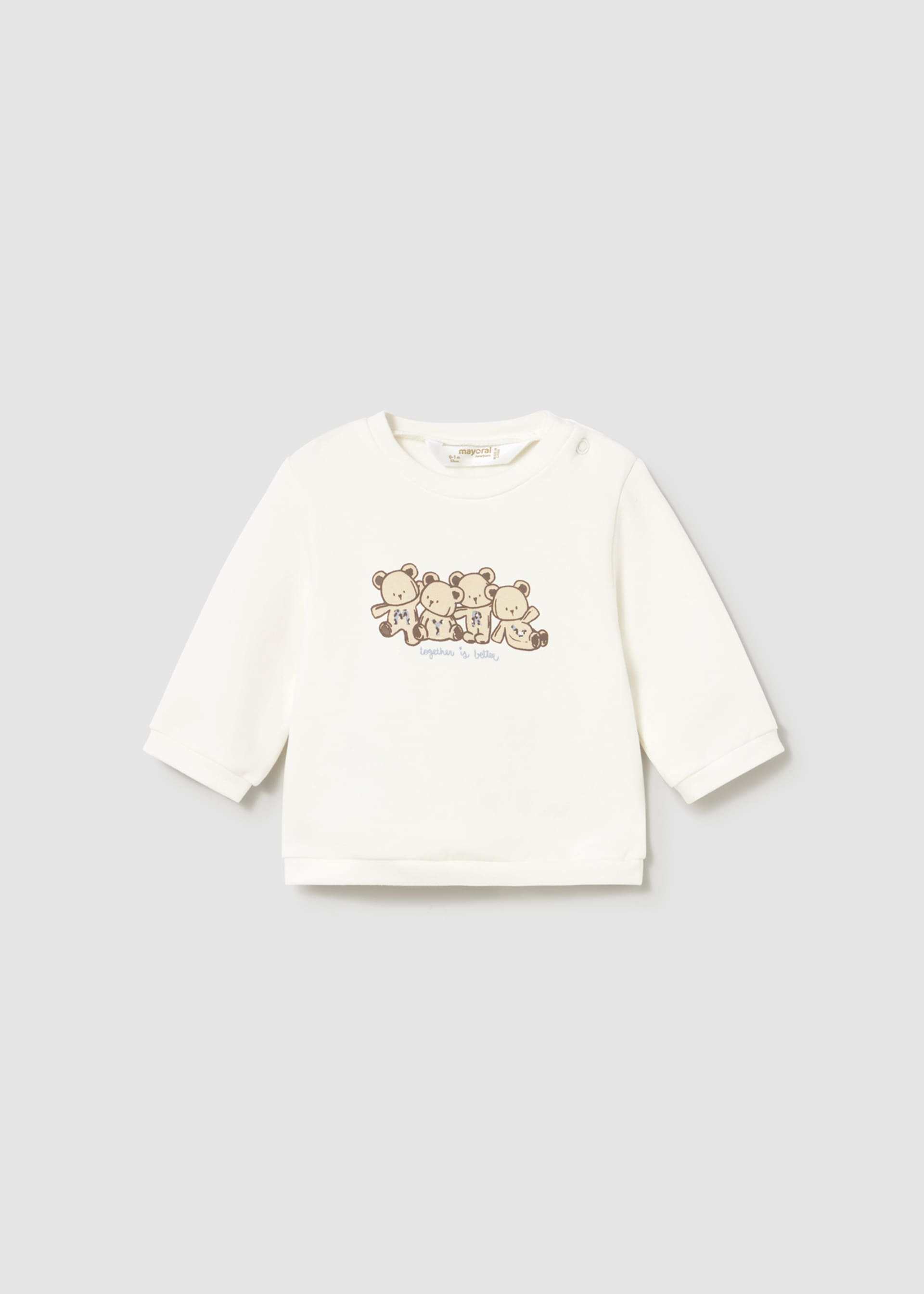 Tuta con gilet stampa neonata