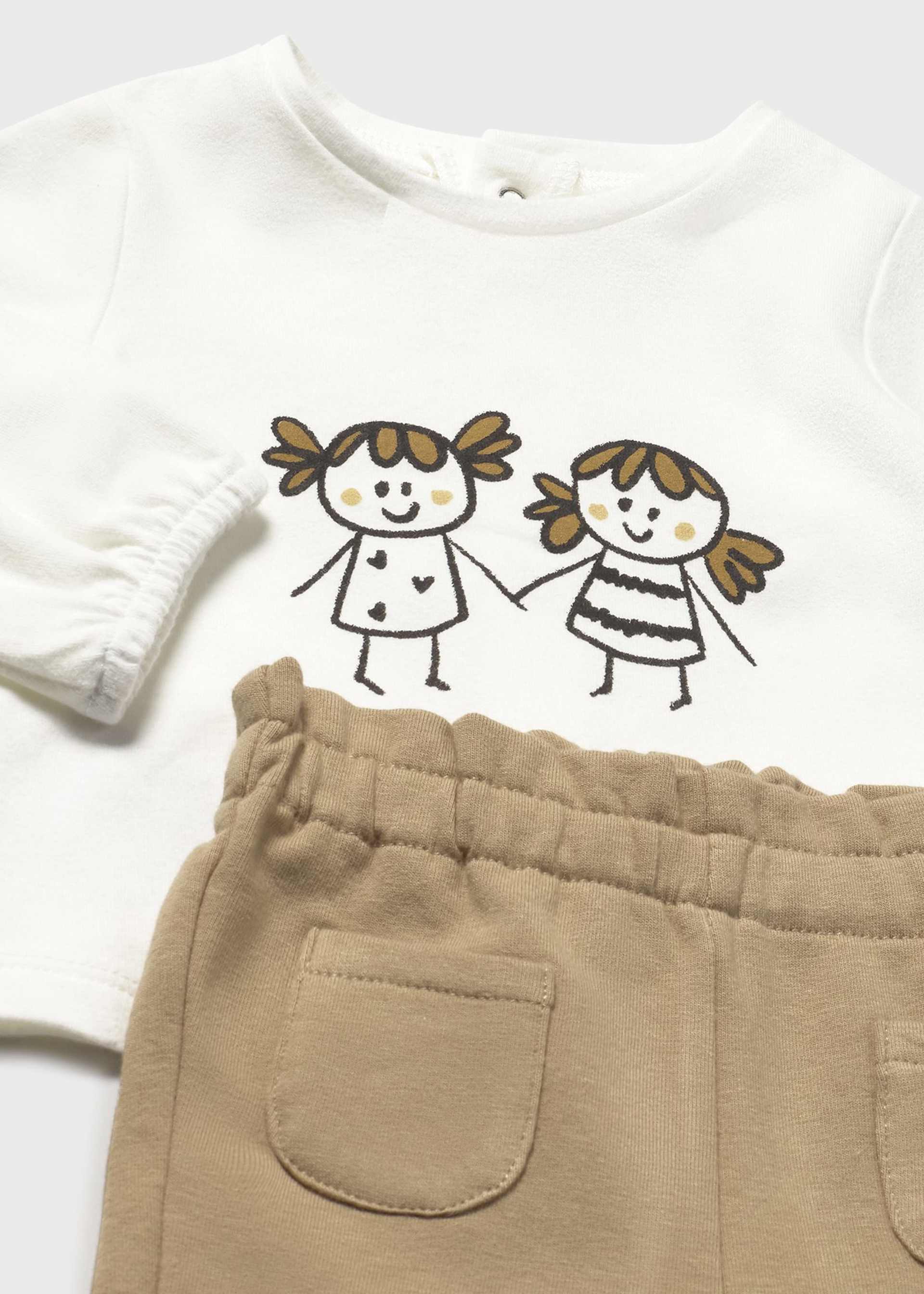 Chándal con camiseta recién nacida Chándal con camiseta recién nacida