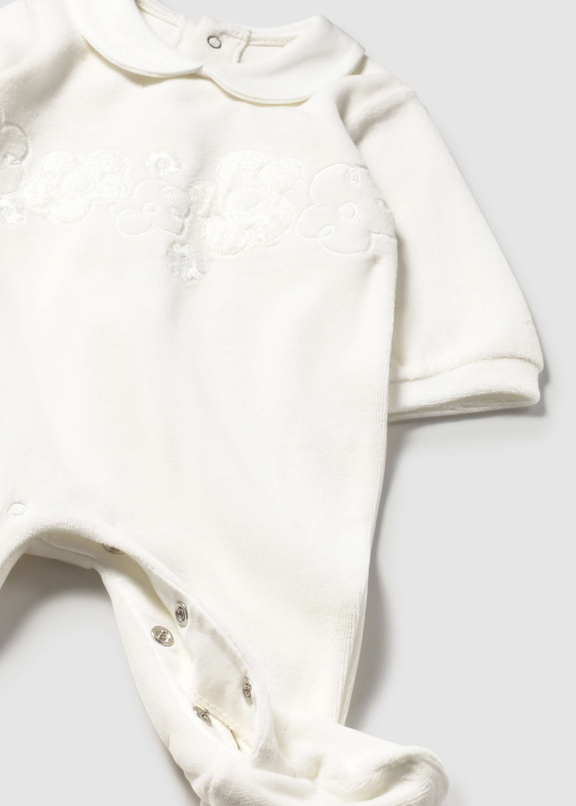 Newborn footed romper