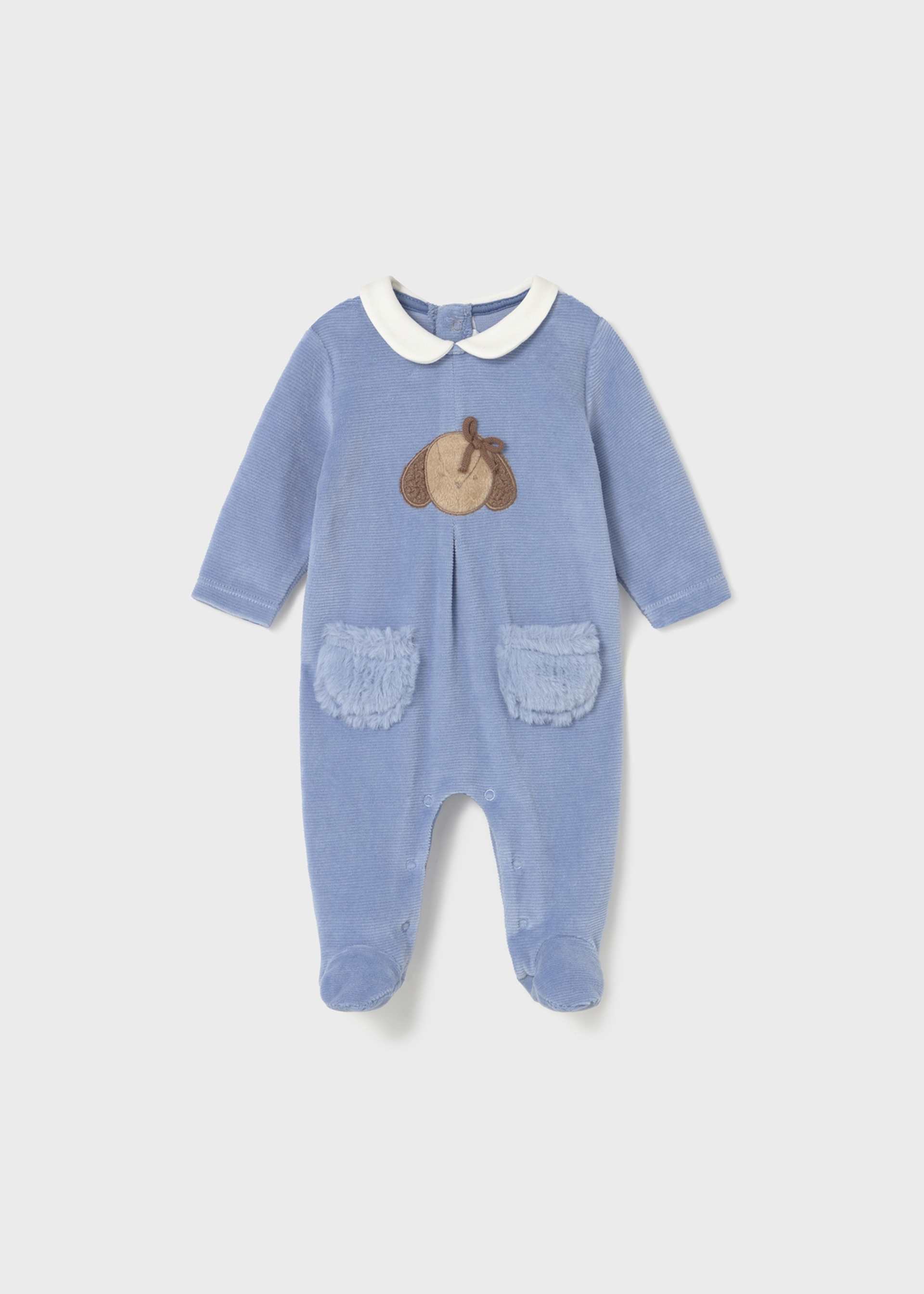 Newborn 2 set footed rompers