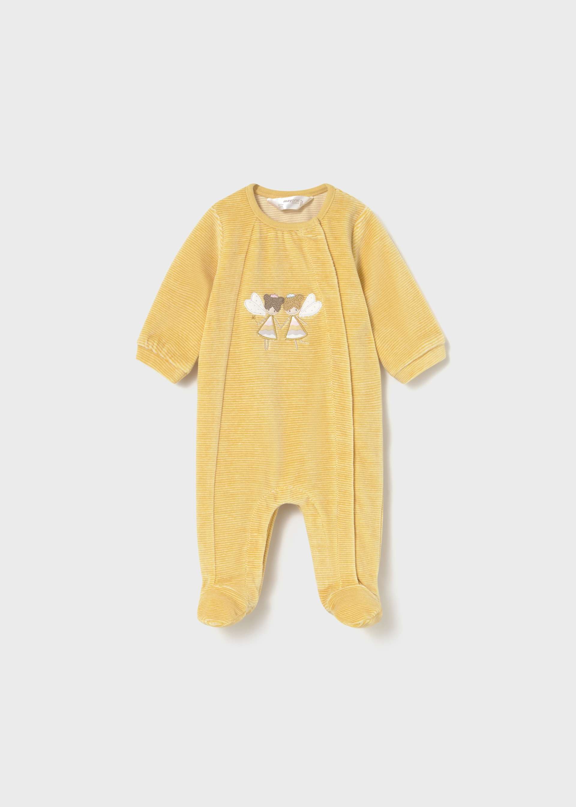 Newborn Girl Velour One Piece Newborn Girl Velour One Piece