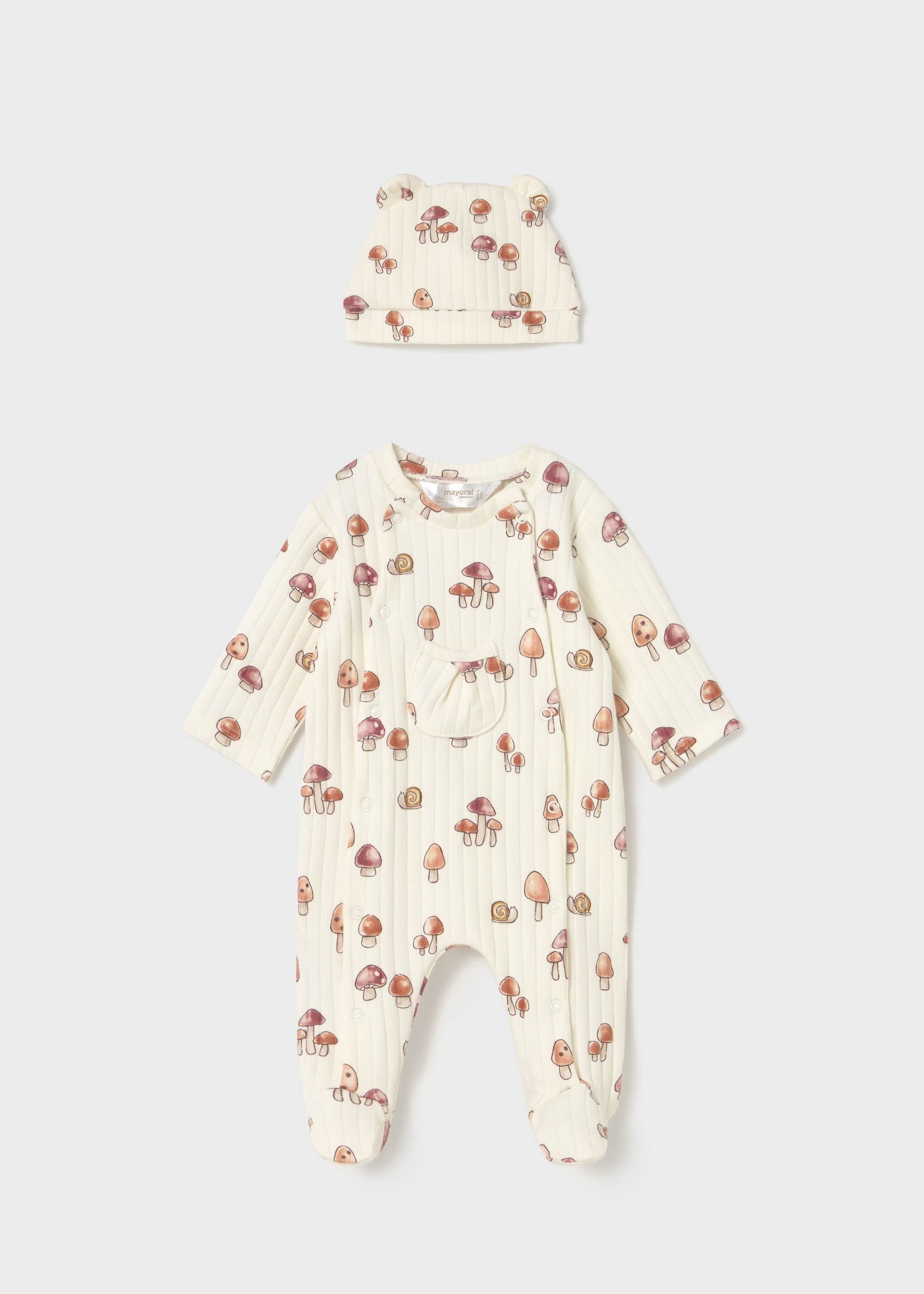 Newborn Girl One Piece with Hat