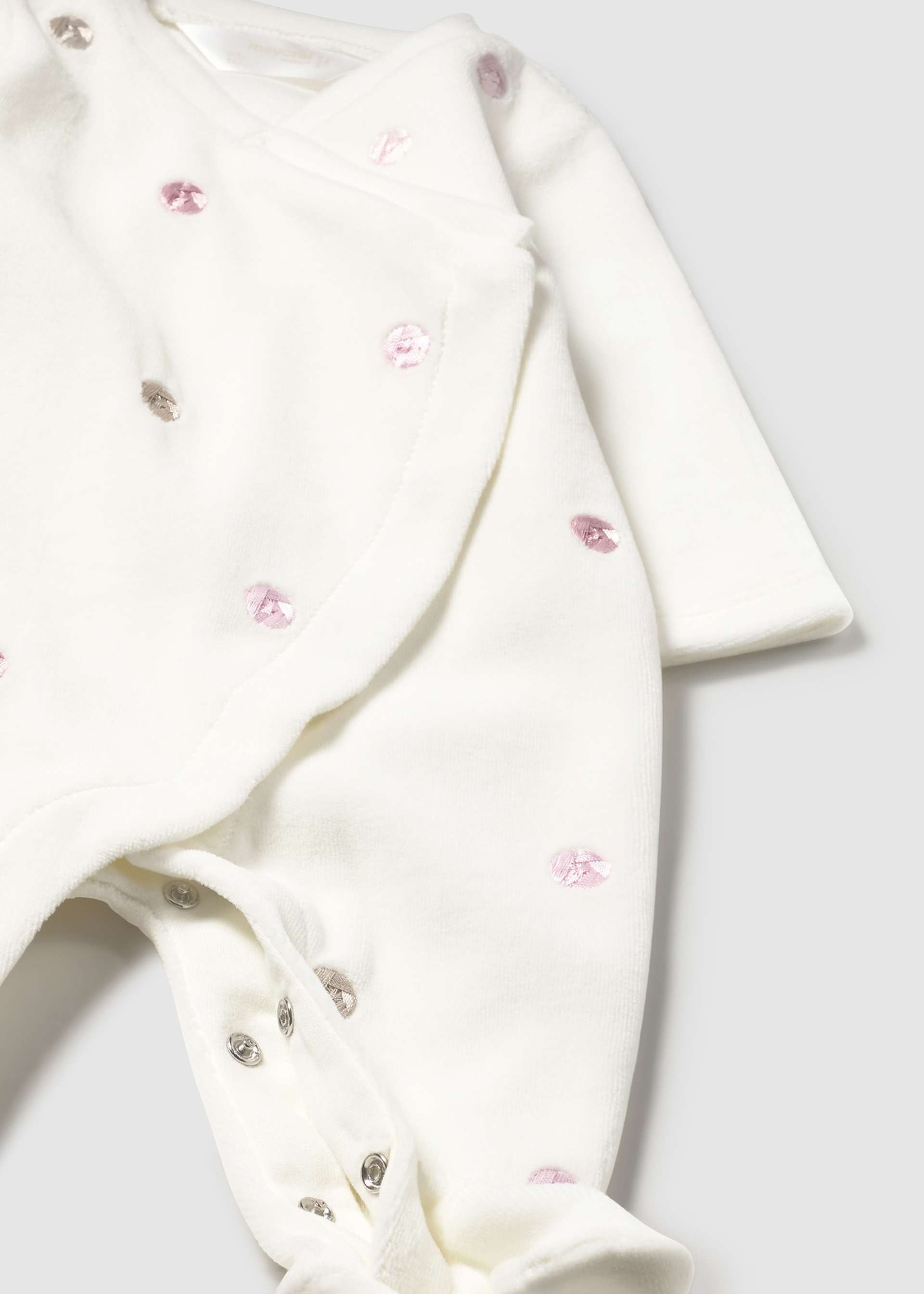 Newborn set of 2 rompers with feet