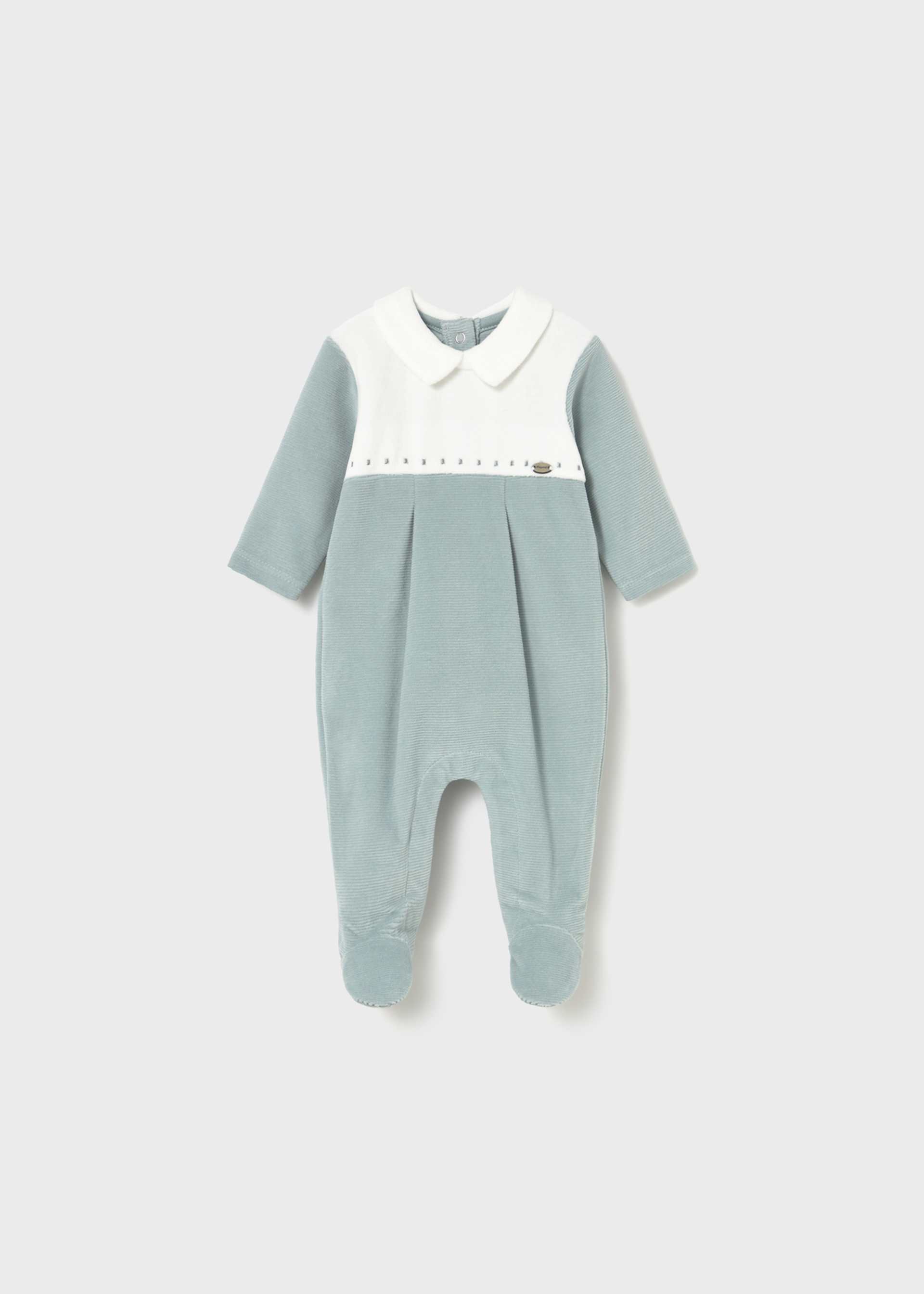 Newborn Boy Velour One Piece Newborn Boy Velour One Piece