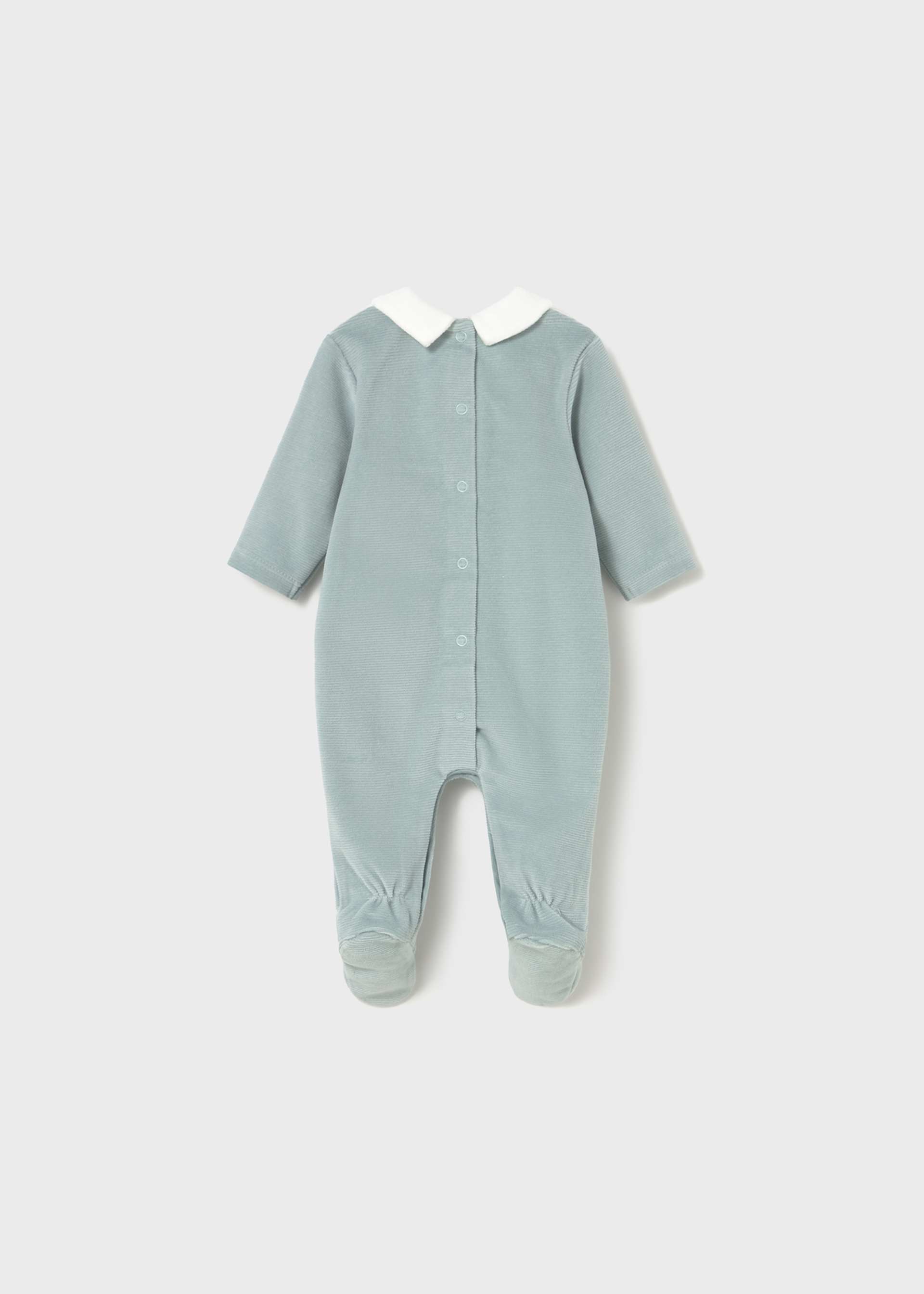 Newborn Boy Velour One Piece Newborn Boy Velour One Piece