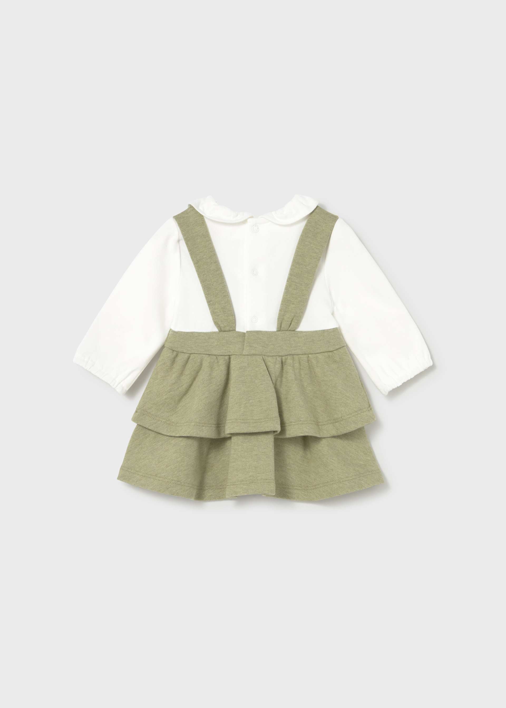 Newborn Girl Dungaree Dress