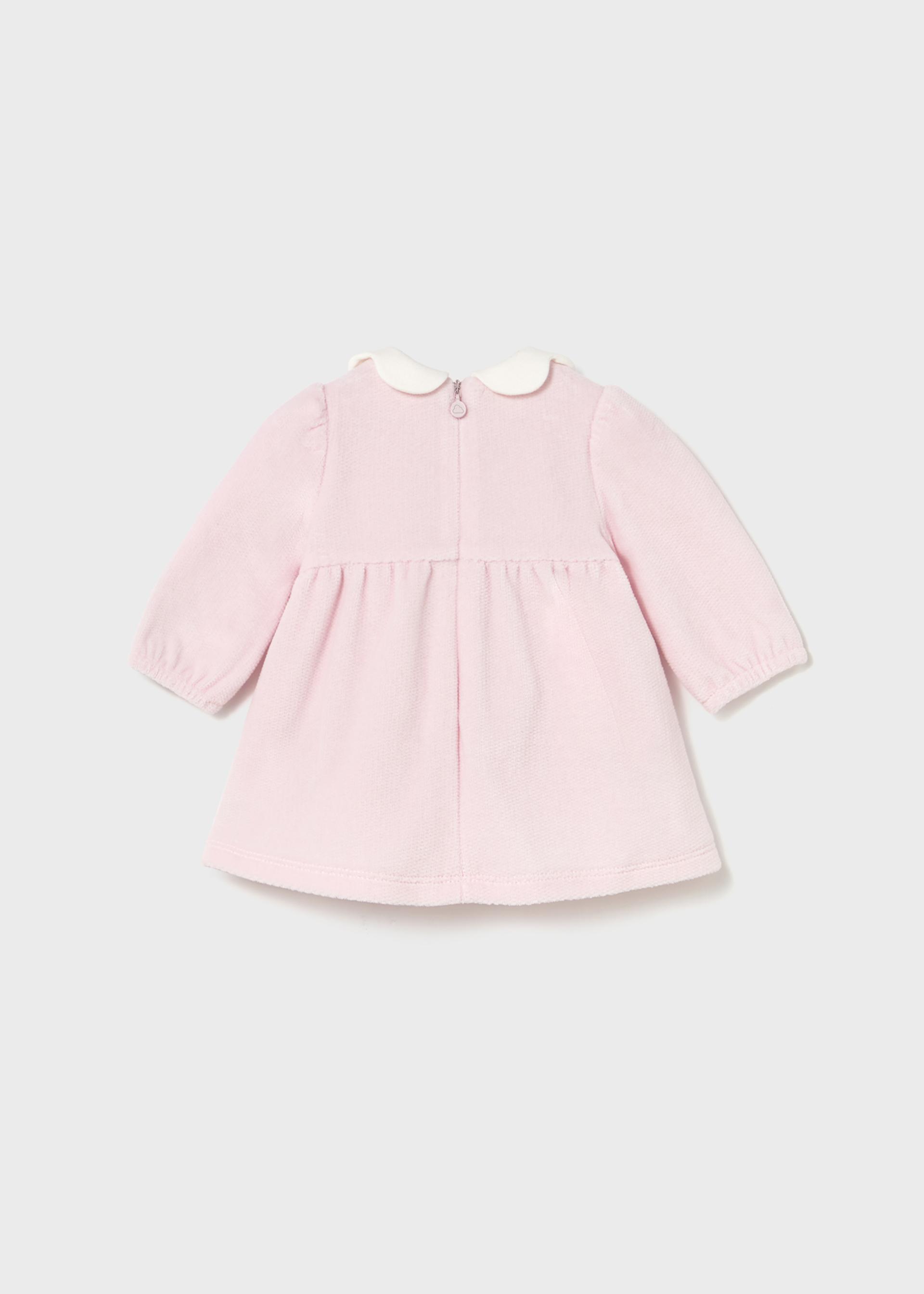 Newborn dress with collar