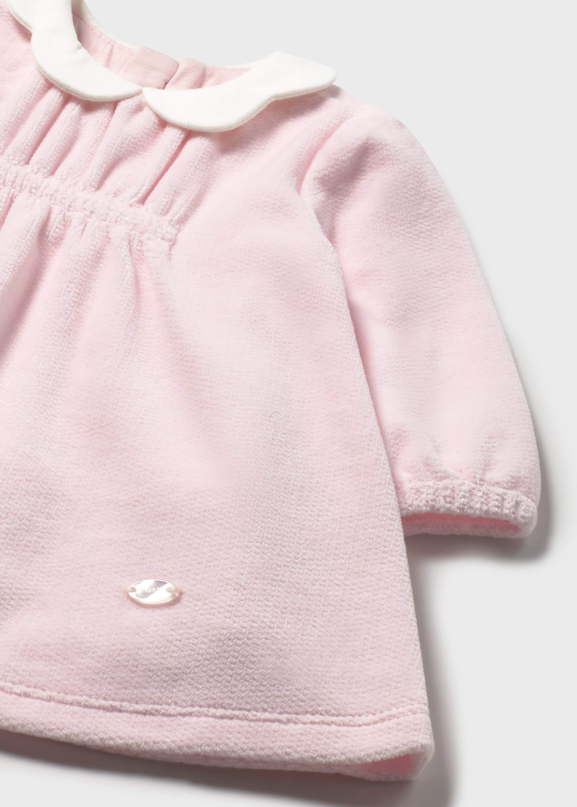 Kleid samtig Neugeborene