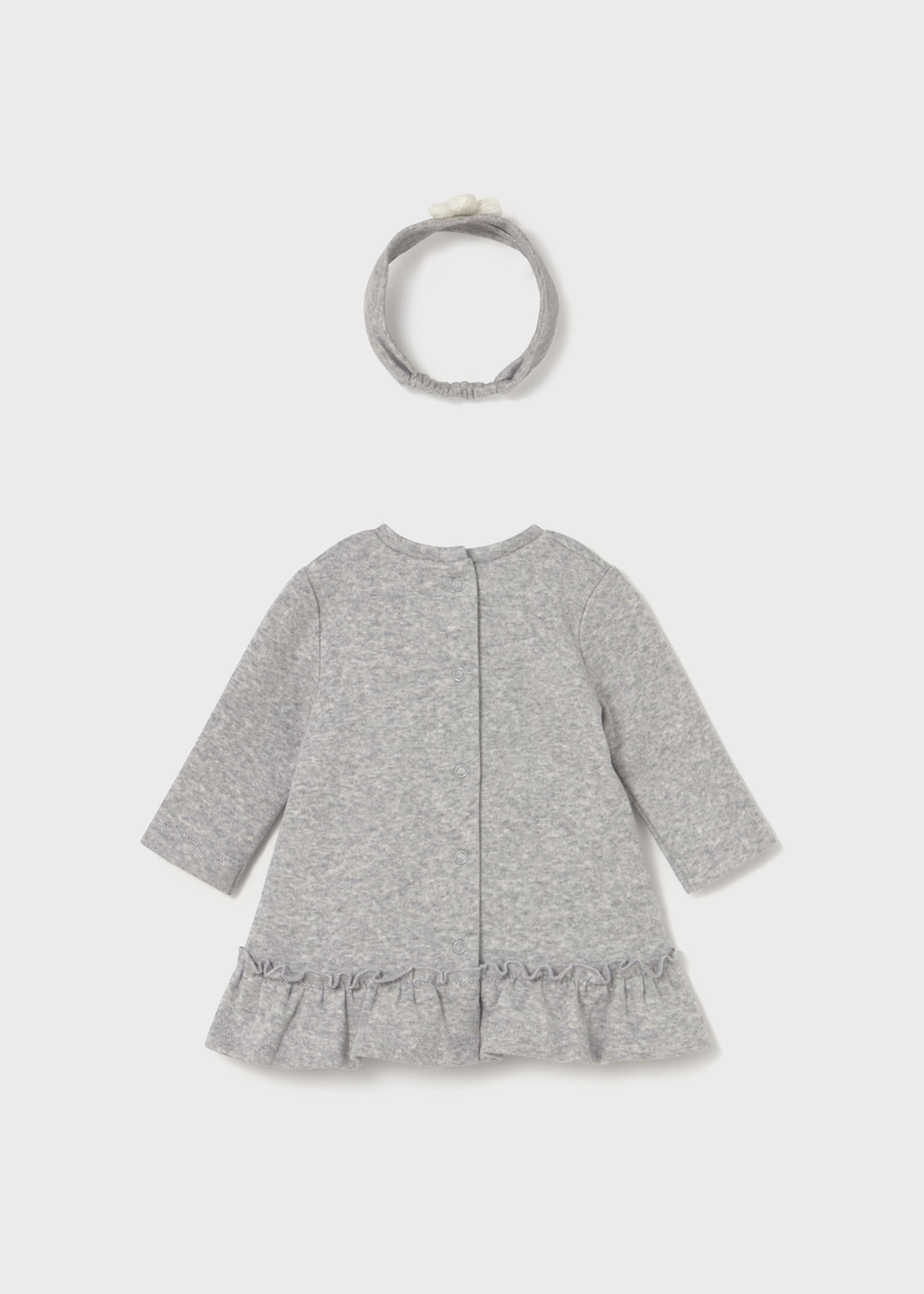 Kleid mit Haarband Neugeborene Kleid mit Haarband Neugeborene