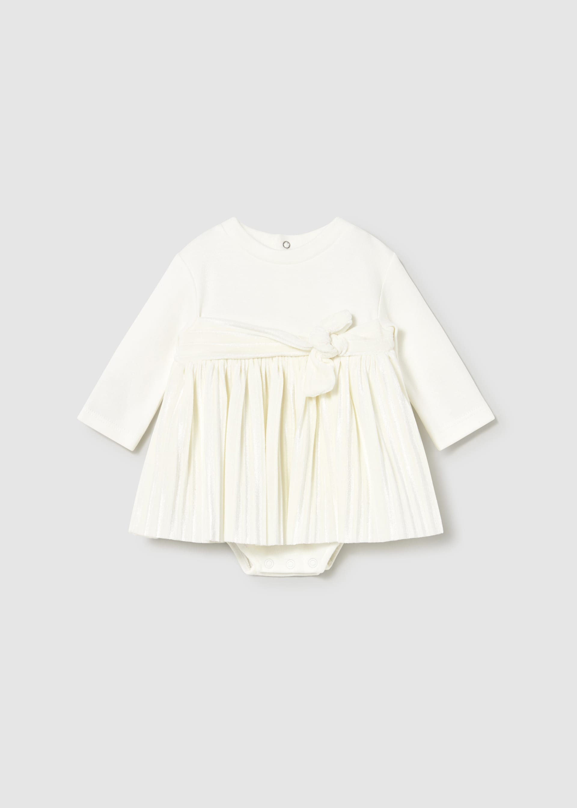 Newborn combined towelling romper