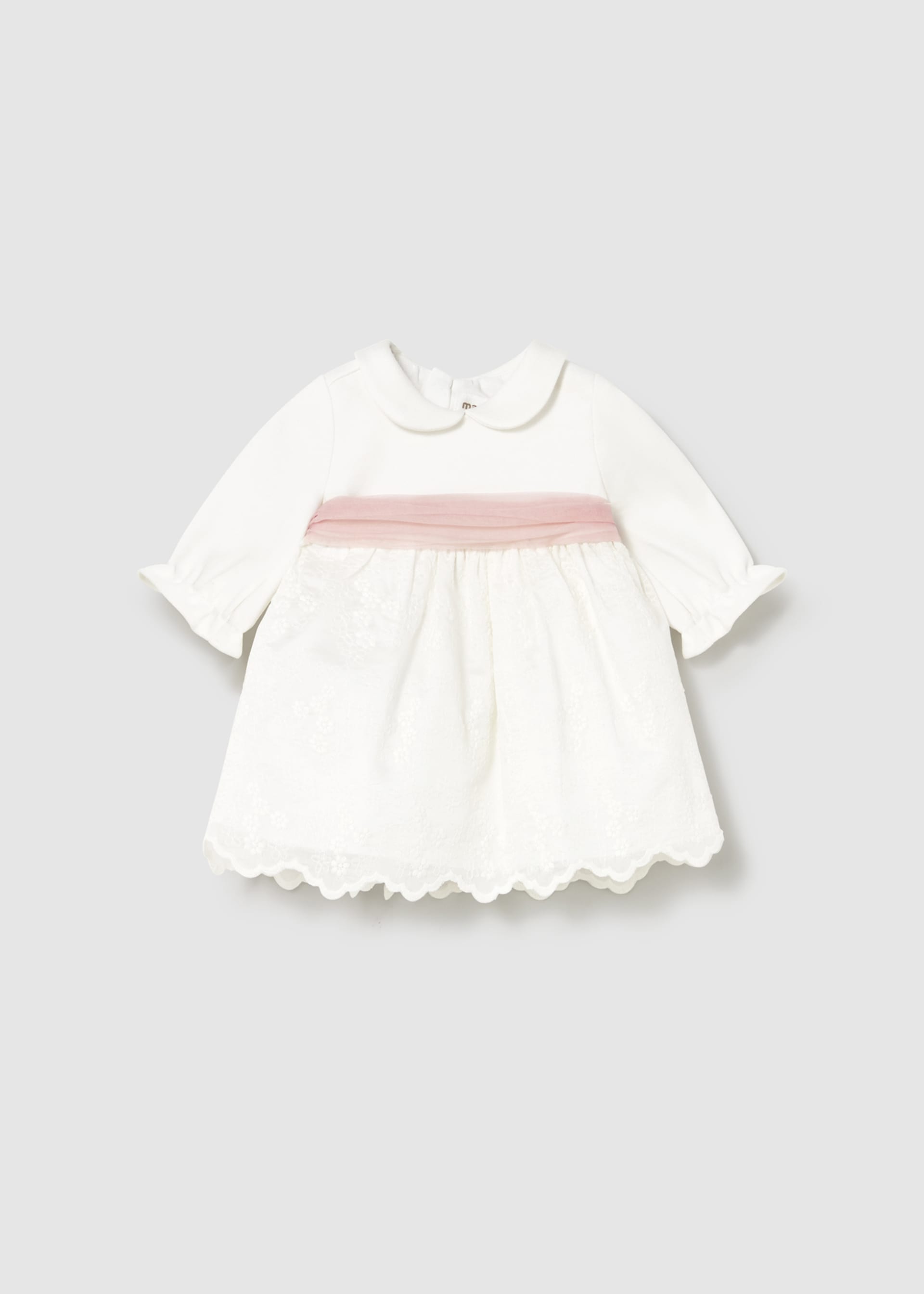 Newborn Girl Embroidered Dress